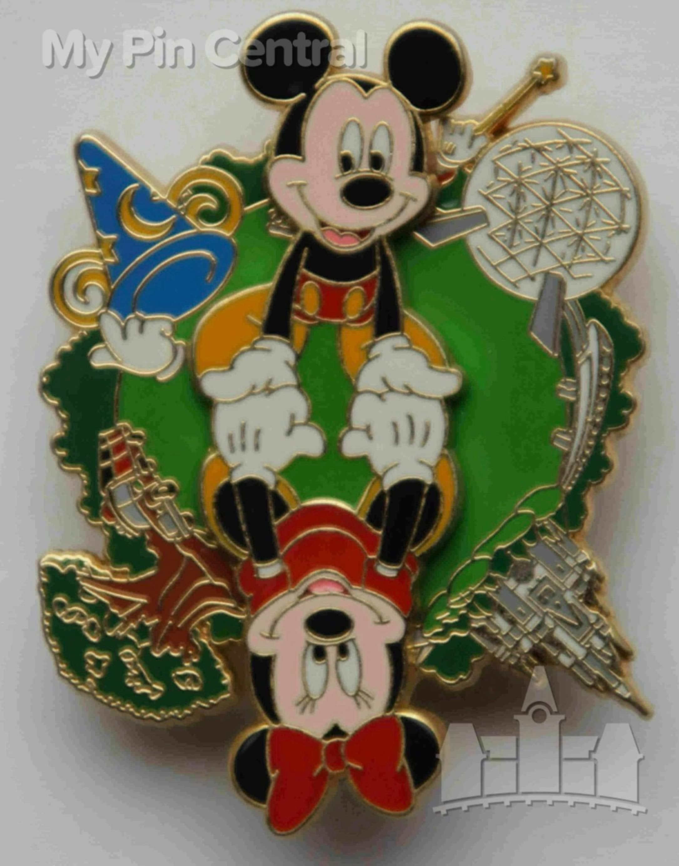 WDW - 4 Park Spinner (Mickey & Minnie) front