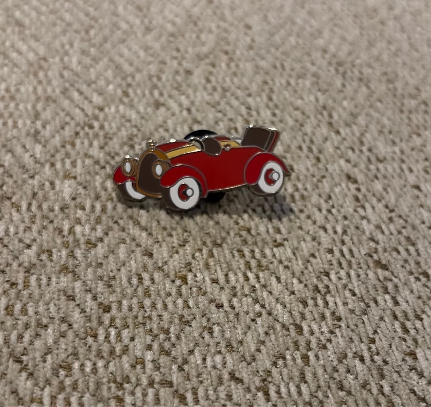 Mickey and Minnie in 1950s Red Convertible Car