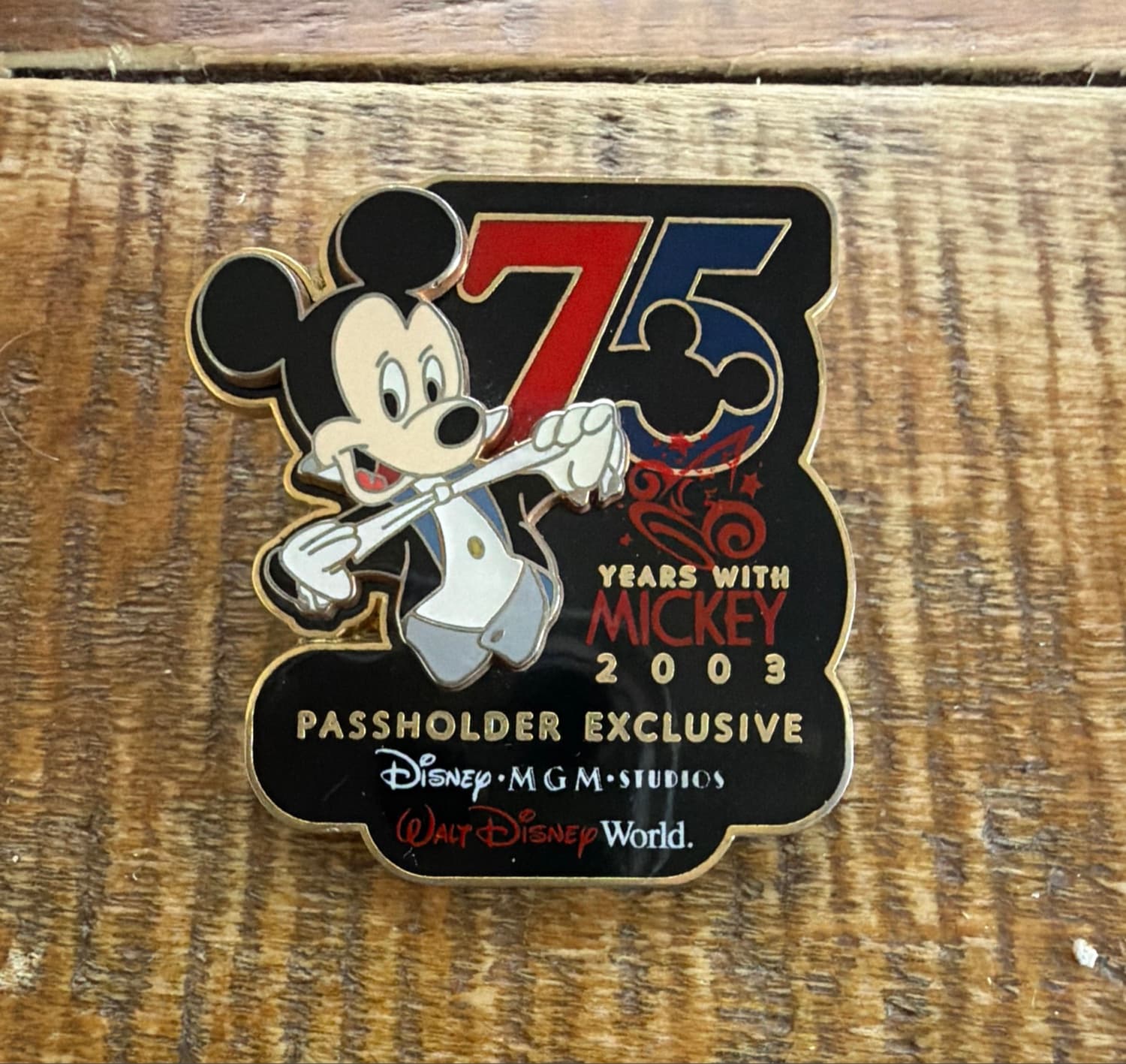 Mickey Mouse 75 Years with Mickey Disney-MGM Studios Passholder Exclusive front