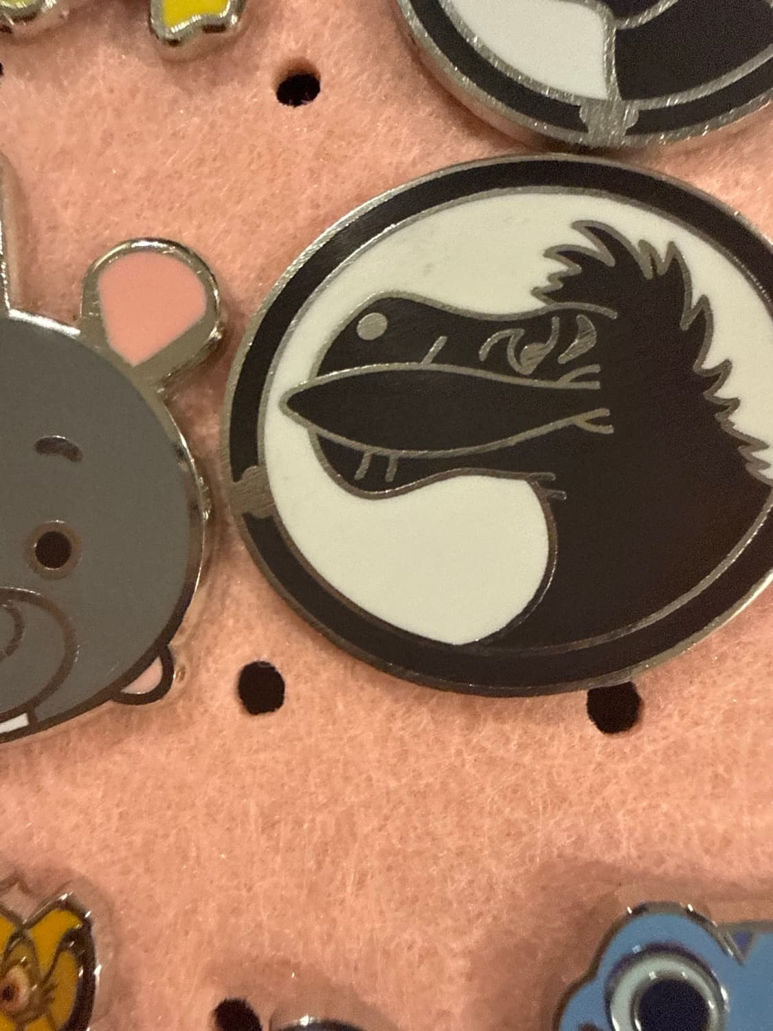 Hidden Mickey 2009 DLR - Silhouettes - Eeyore front