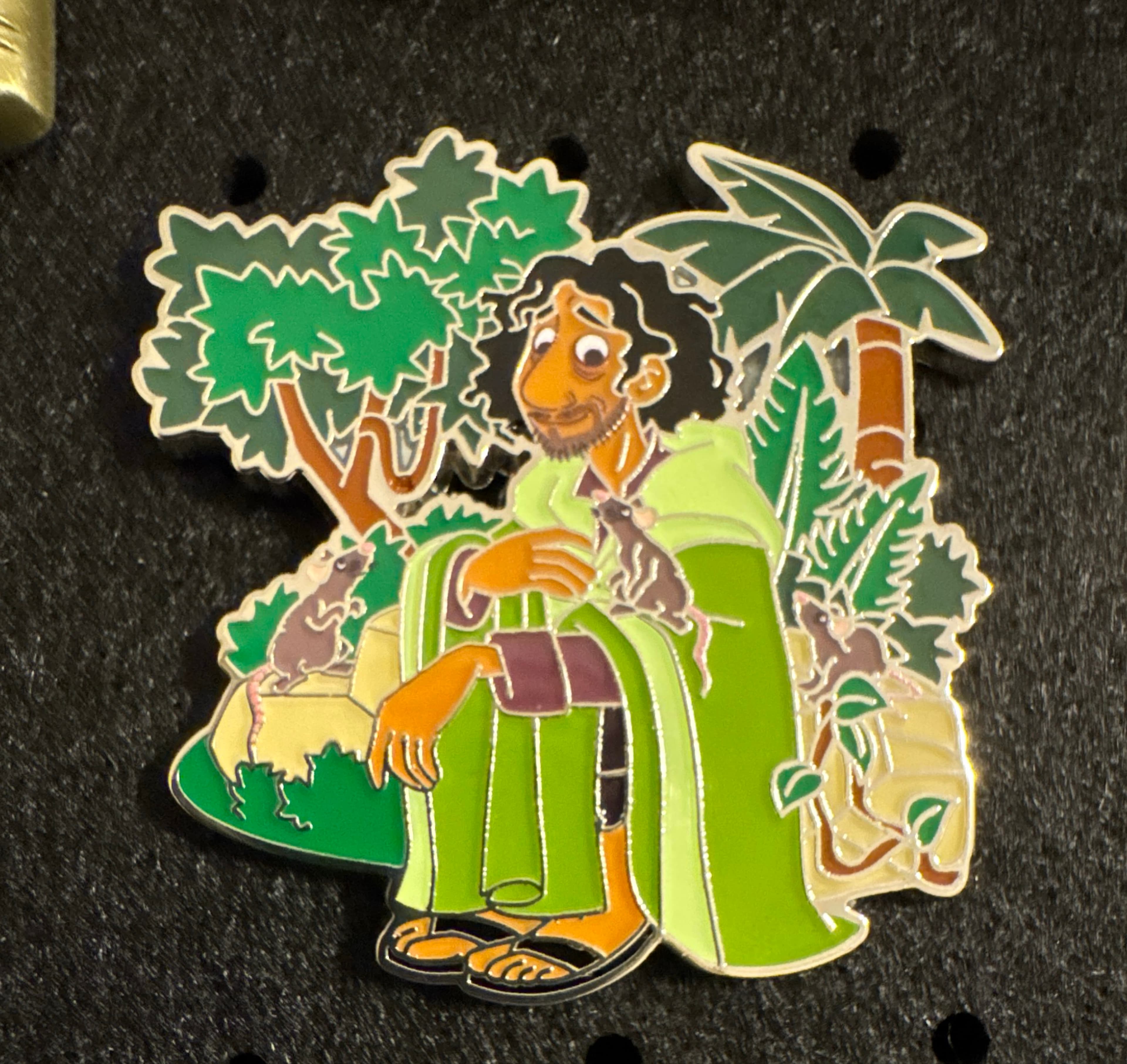 Bruno sitting with rats - Encanto front