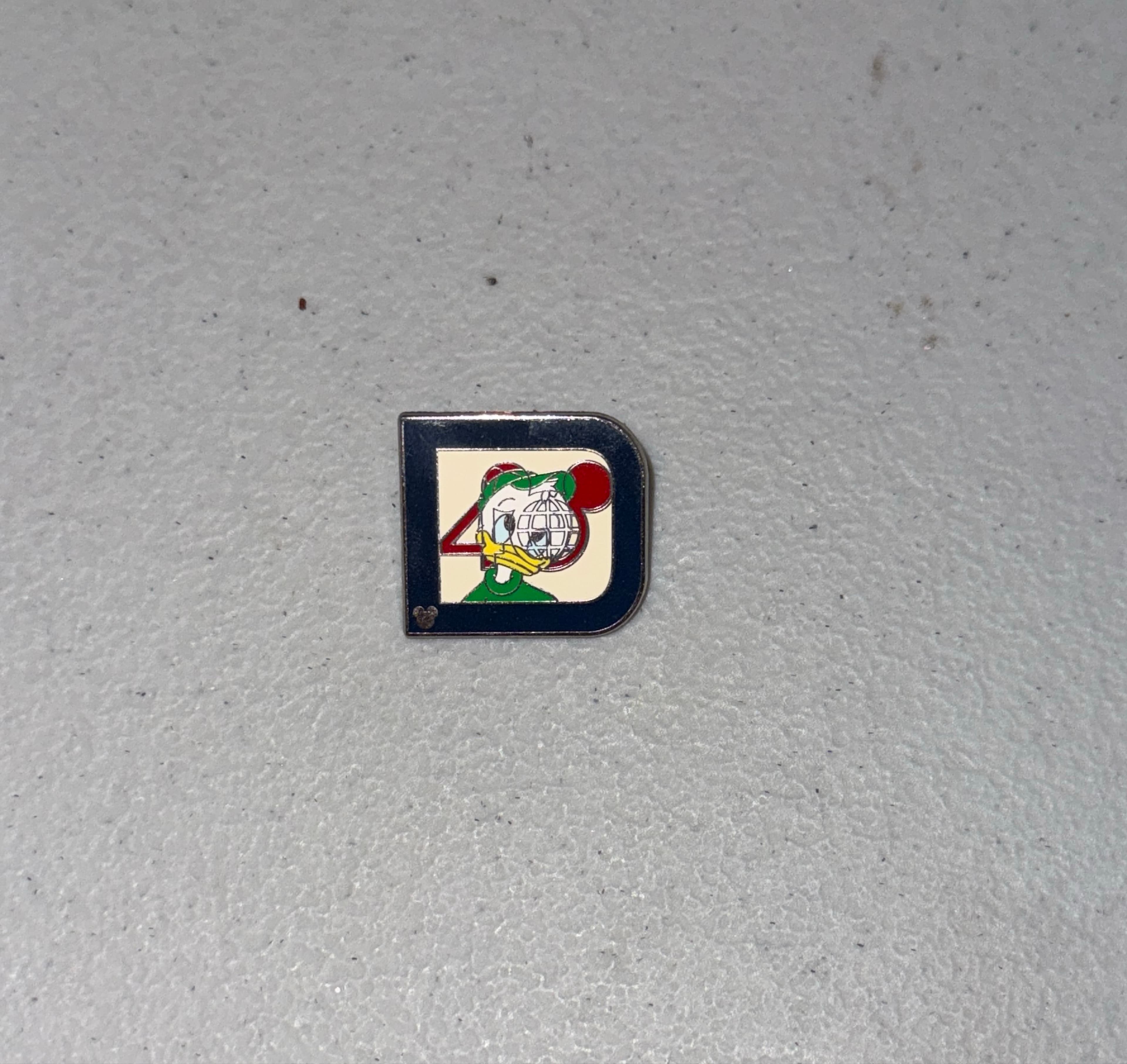 Louie - Classic D - WDW Hidden Mickey 2011 front