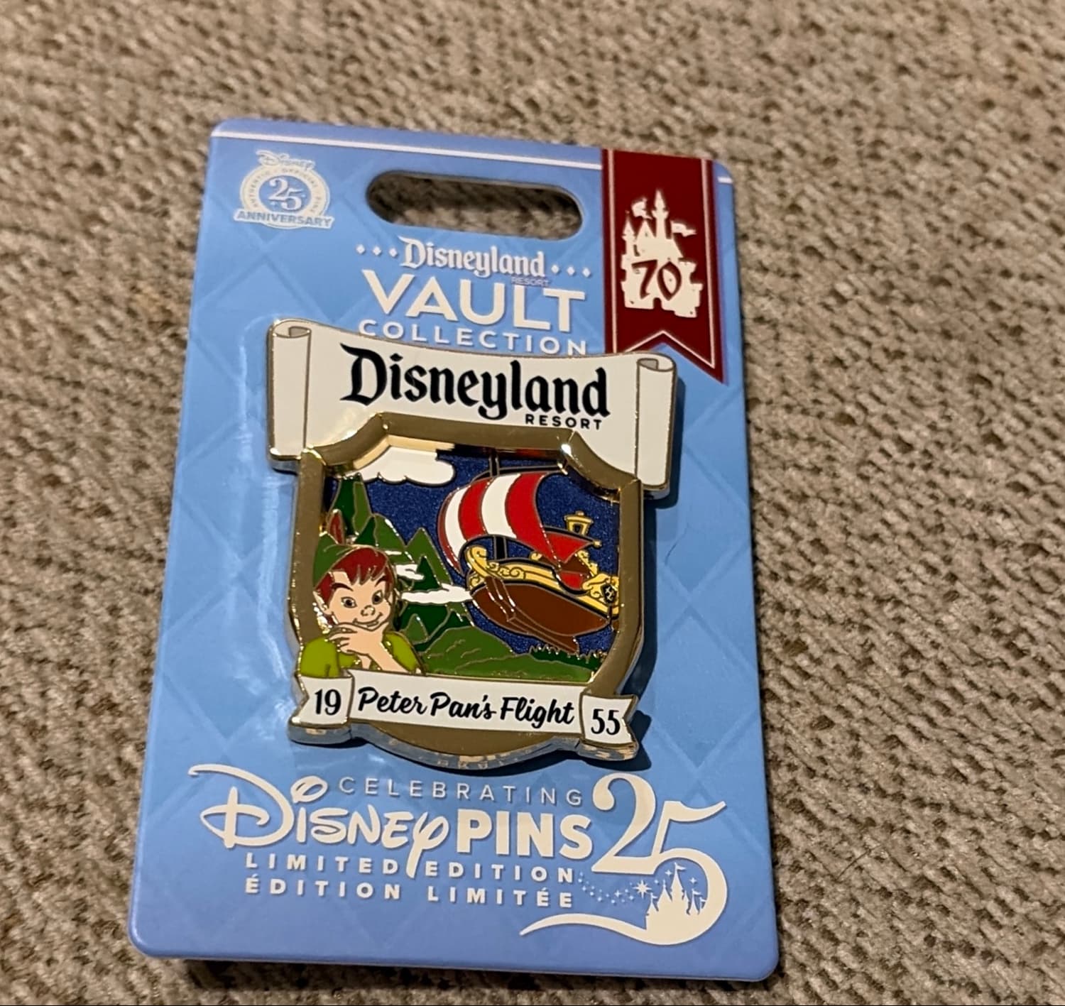 Disneyland Vault Collection Opening Day Attraction Pins