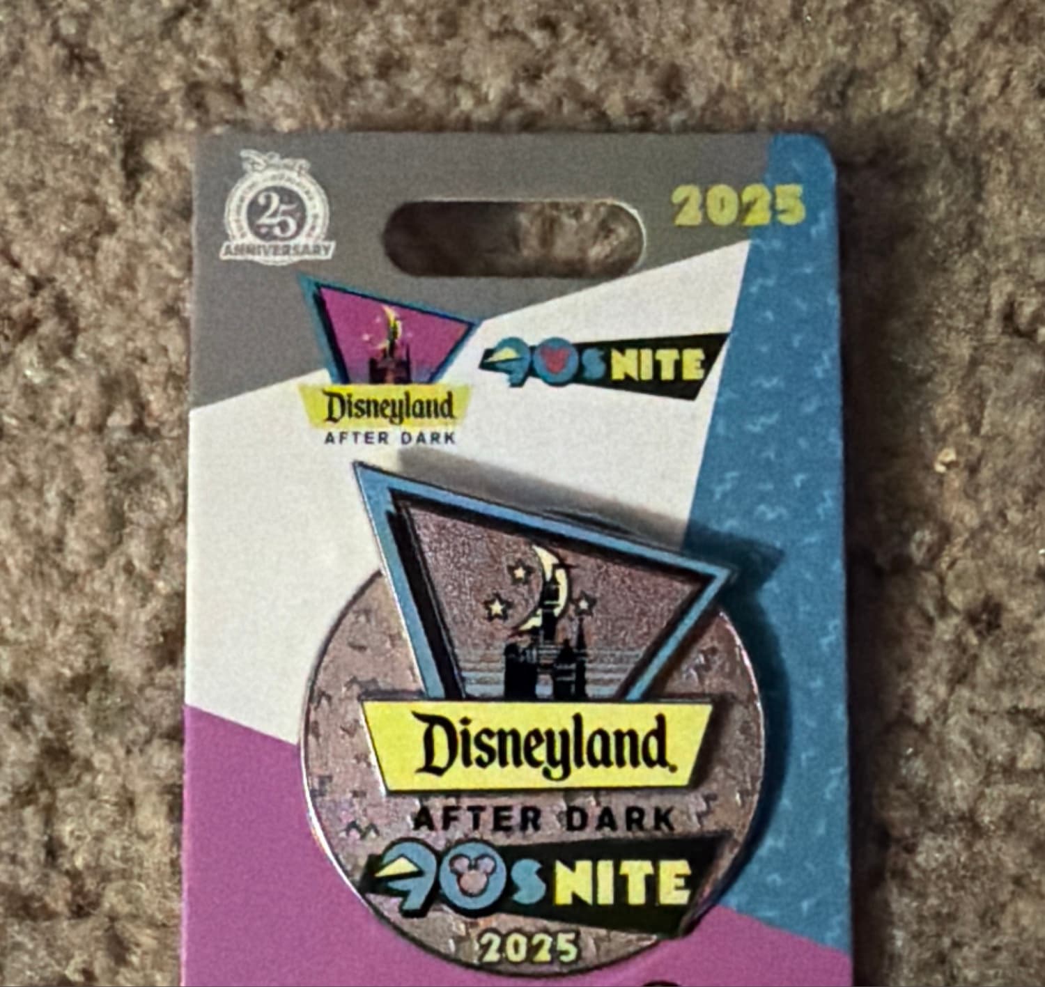 Disneyland After Dark: 90s Nite 2025 Pin on Pin front
