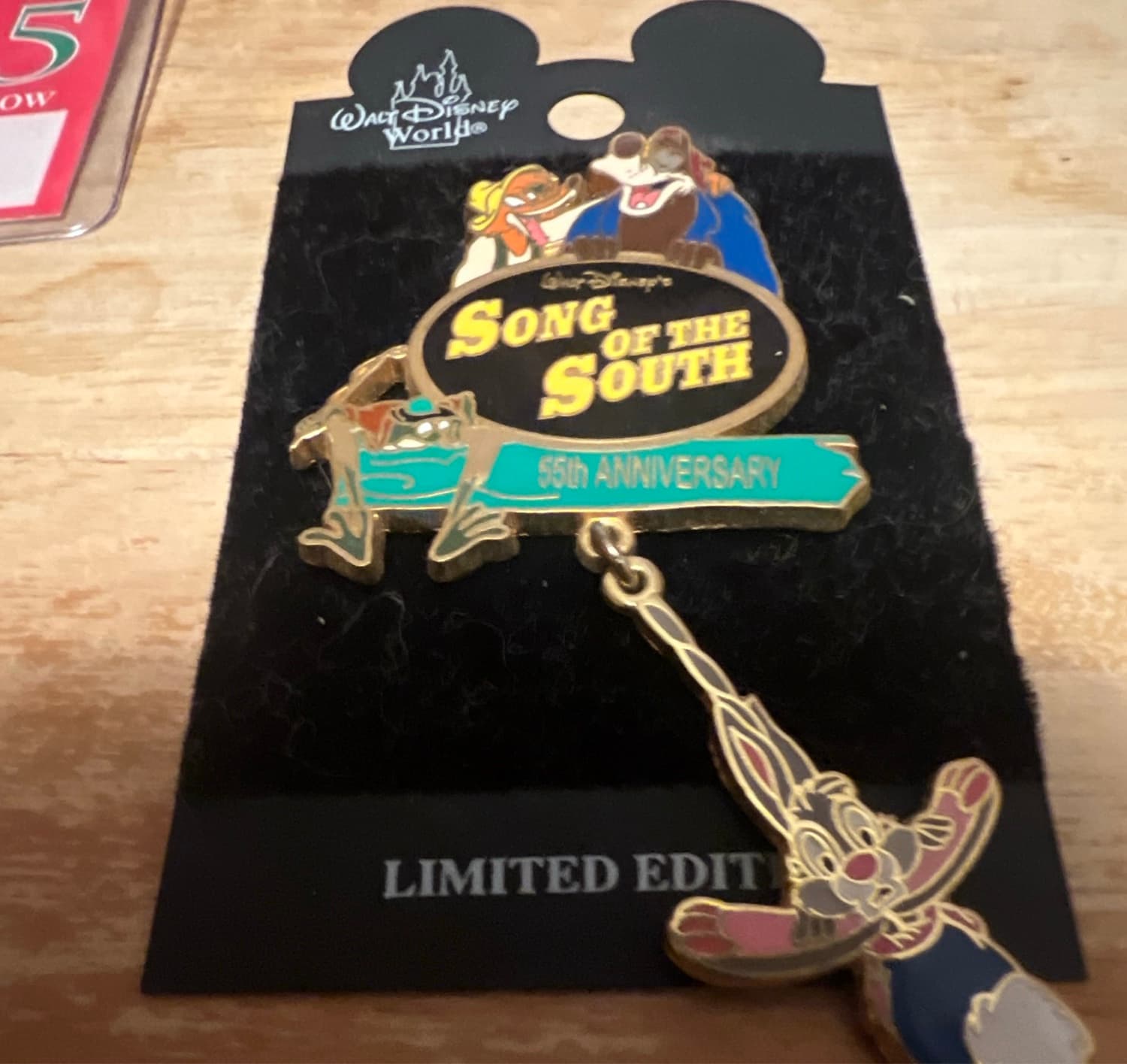 Walt Disney's Song of the South 55th Anniversary Dangle Pin