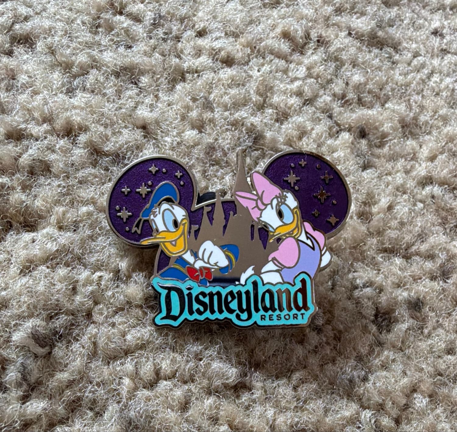 Donald & Daisy Duck with Castle Disneyland Resort