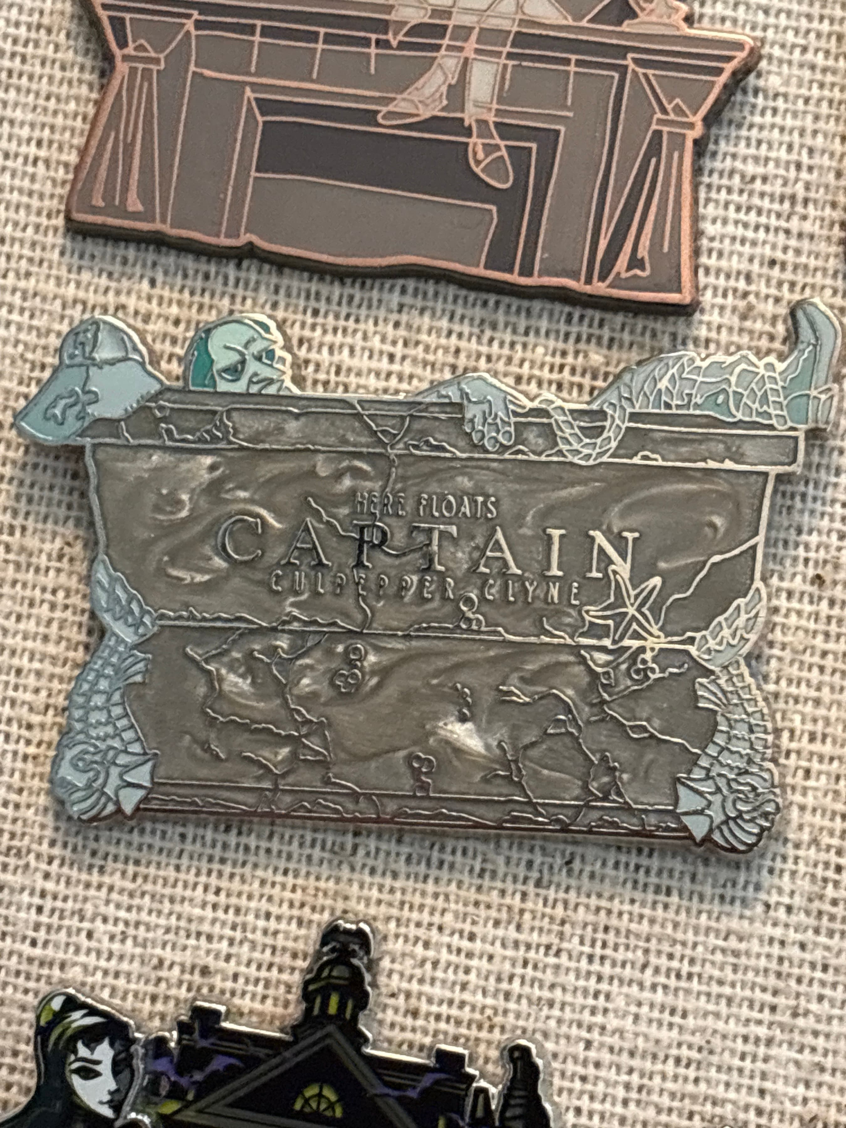 Captain Culpepper Clyne's Tomb - Magic Kingdom's Haunted Mansion Interactive Graveyard Queue Mystery Collection front