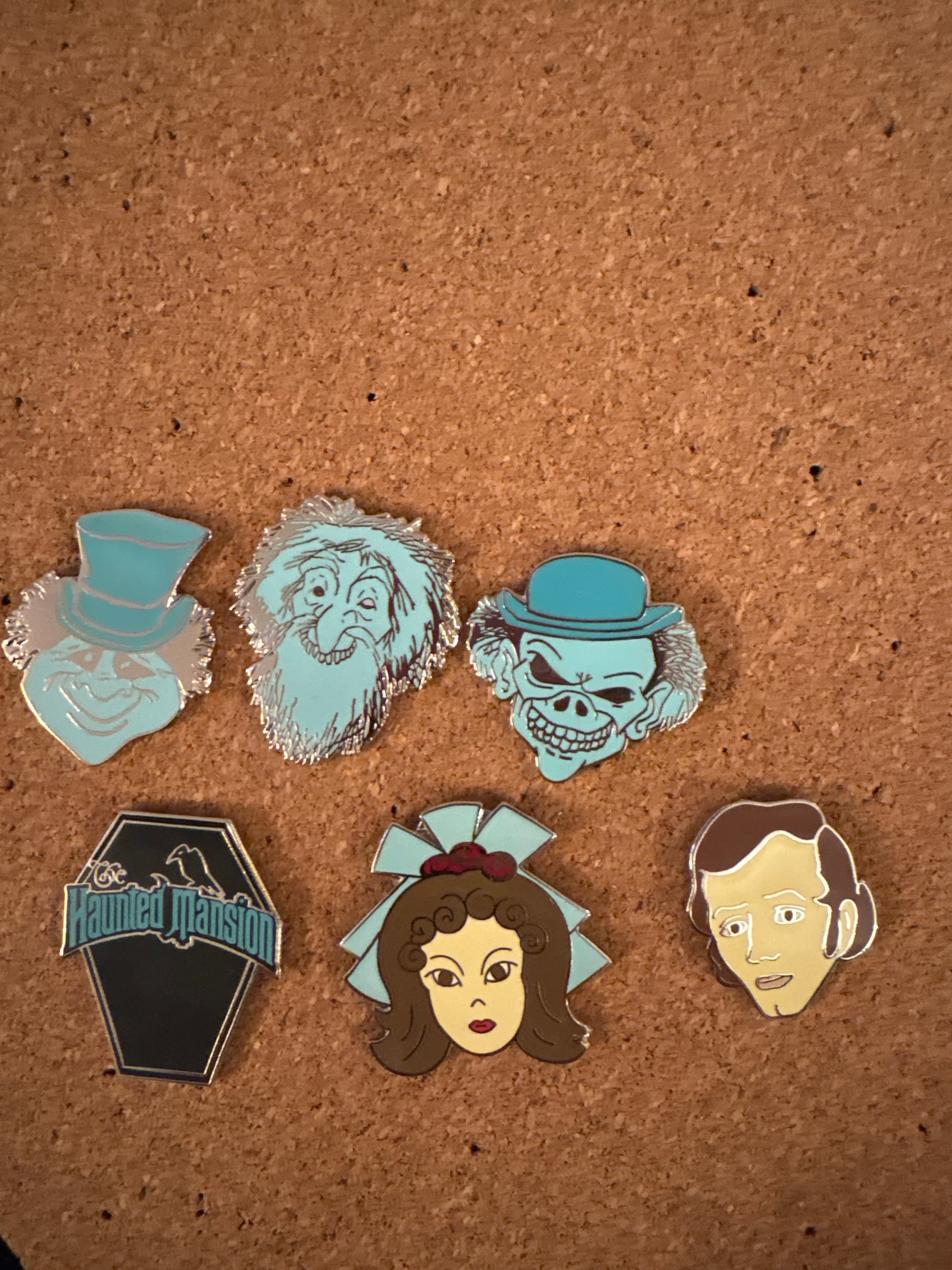 Full Set - Haunted Mansion Mini Pin Set front