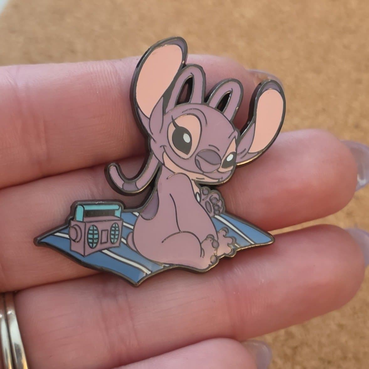 Loungefly Disney Lilo & Stitch Angel & Stitch Beach Day Blind Box Enamel Pin Series