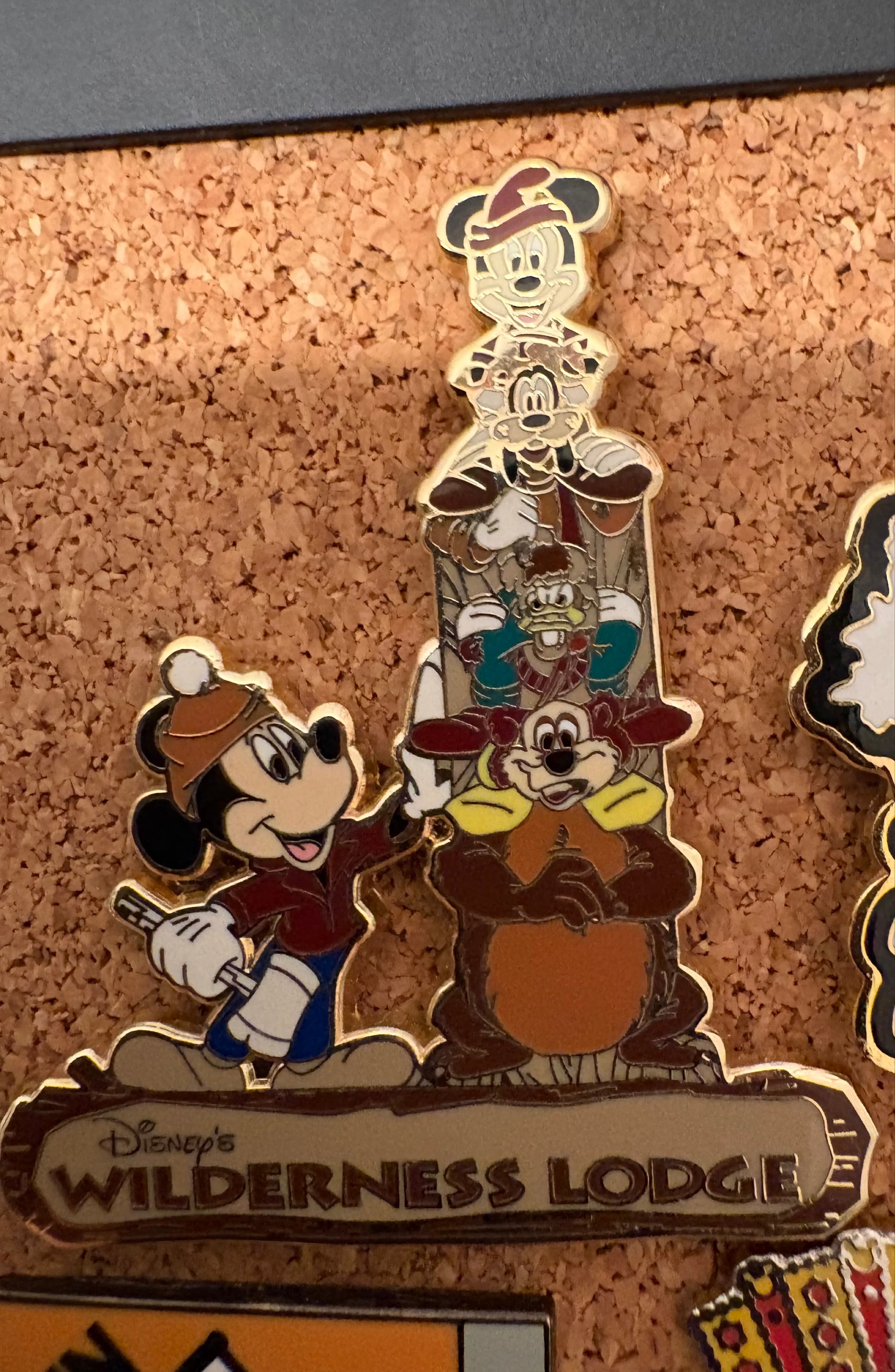 Mickey, Donald, Goofy and Humphrey Totem Pole