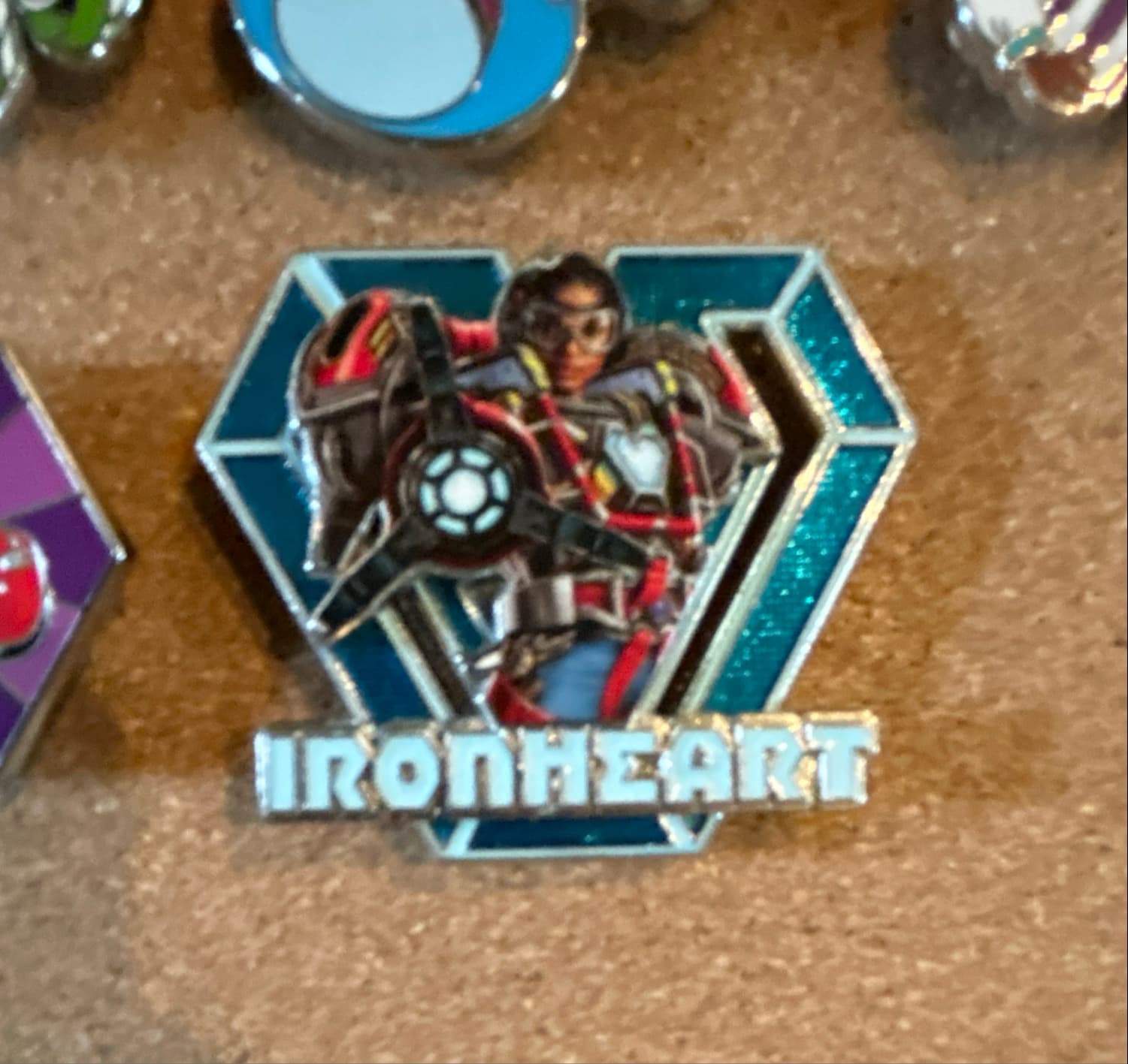 Ironheart pin