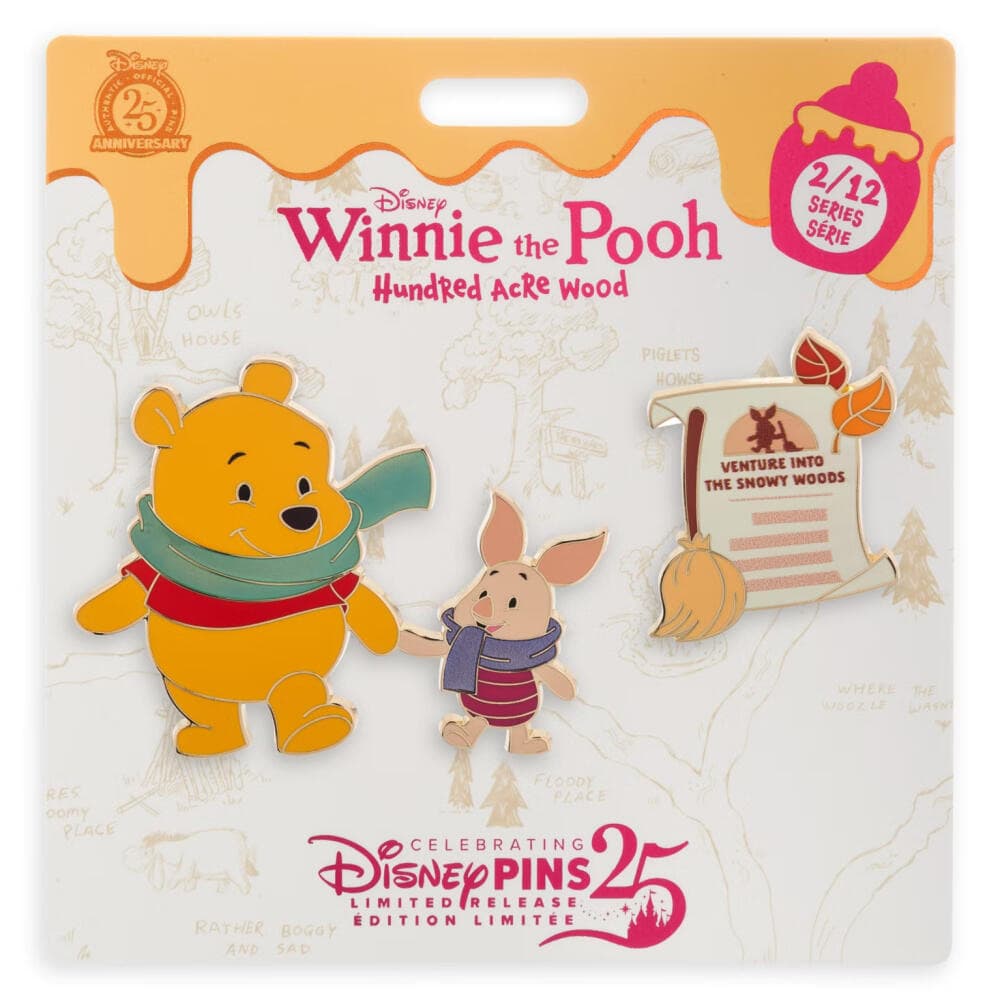 Winnie the Pooh and Piglet Venture into the Snowy Woods - February front