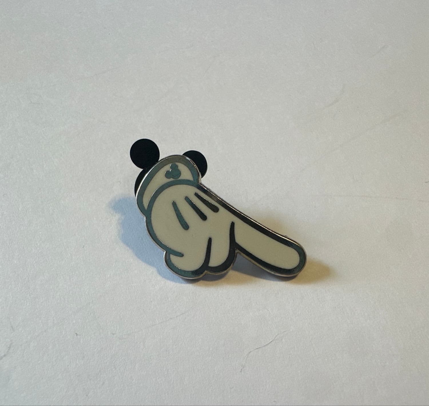 Hidden Mickey Mouse Pointing Finger Glove Hand front
