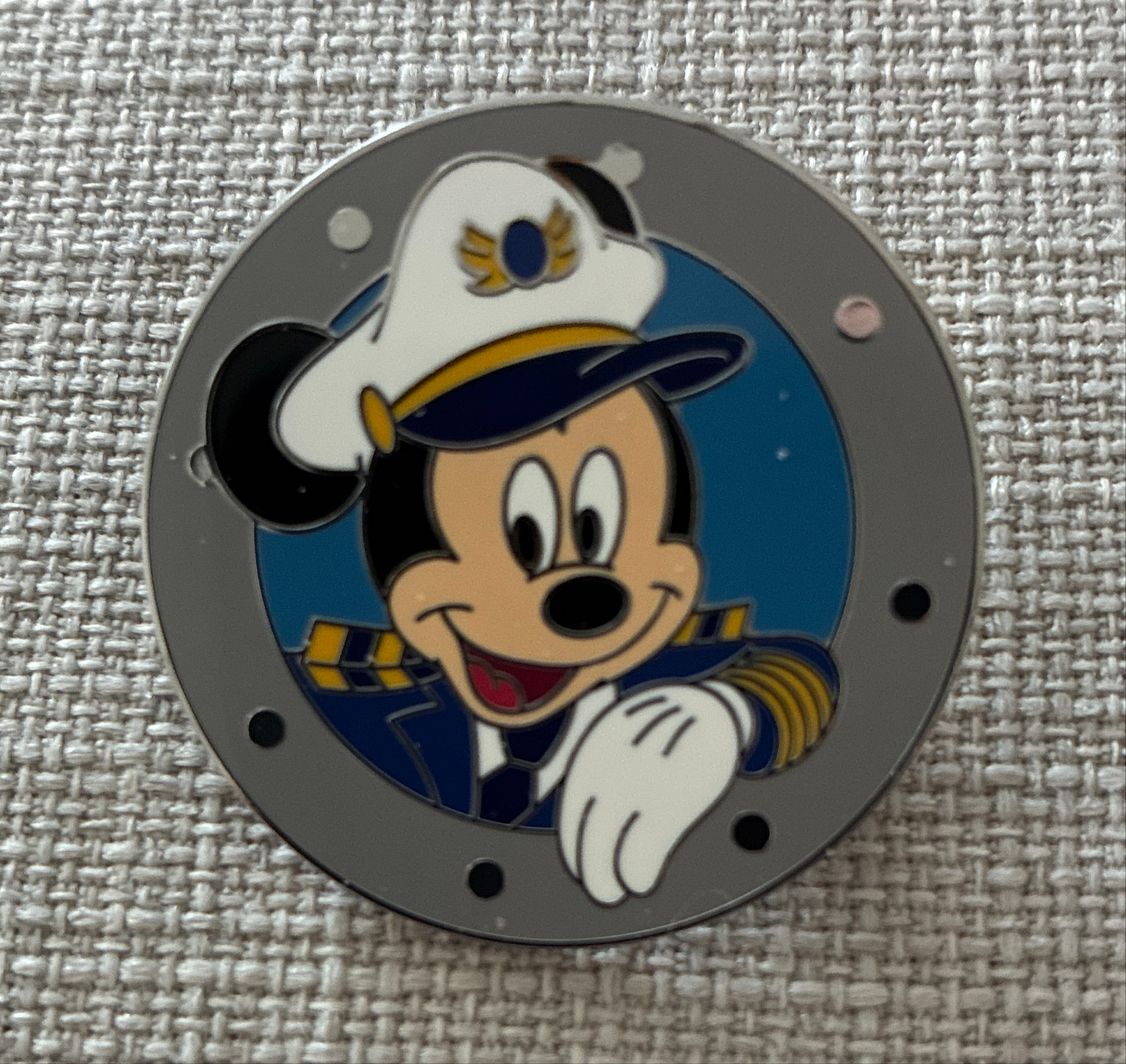 DCL - Captain Mickey Mouse in Port Hole front