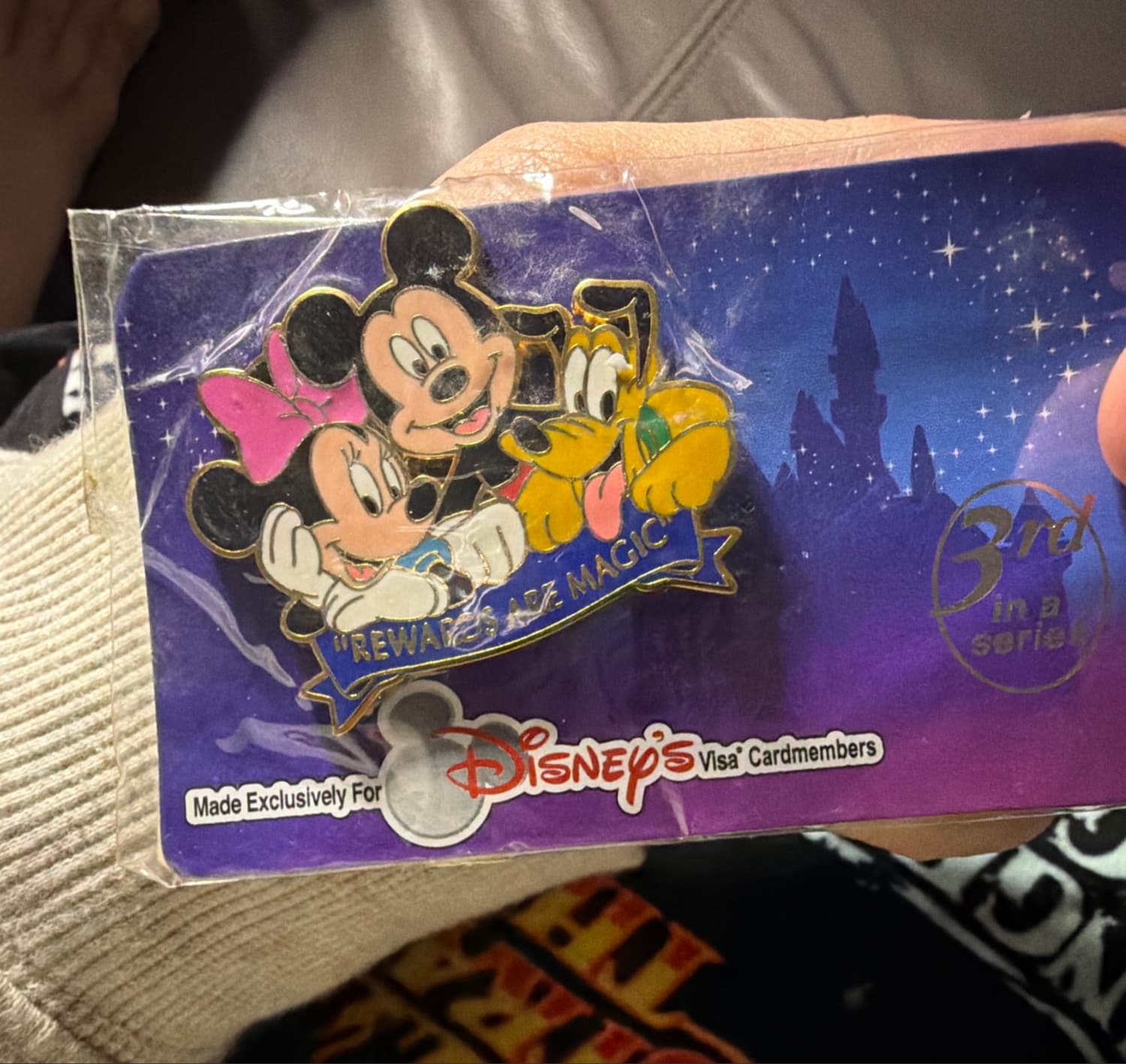 Disney Visa Cardmember Exclusive #3 Rewards Are Magic - Mickey, Minnie, Pluto front