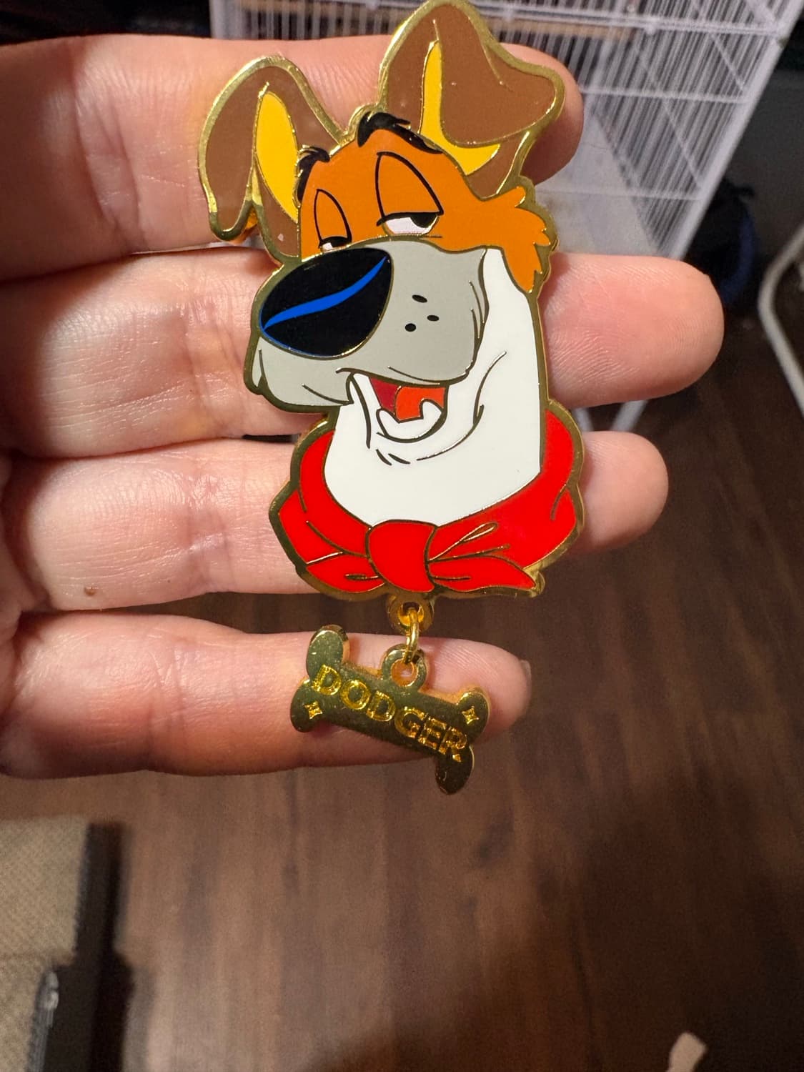 Disney Cats & Dogs Dangle Collar Blind Box Enamel Pin