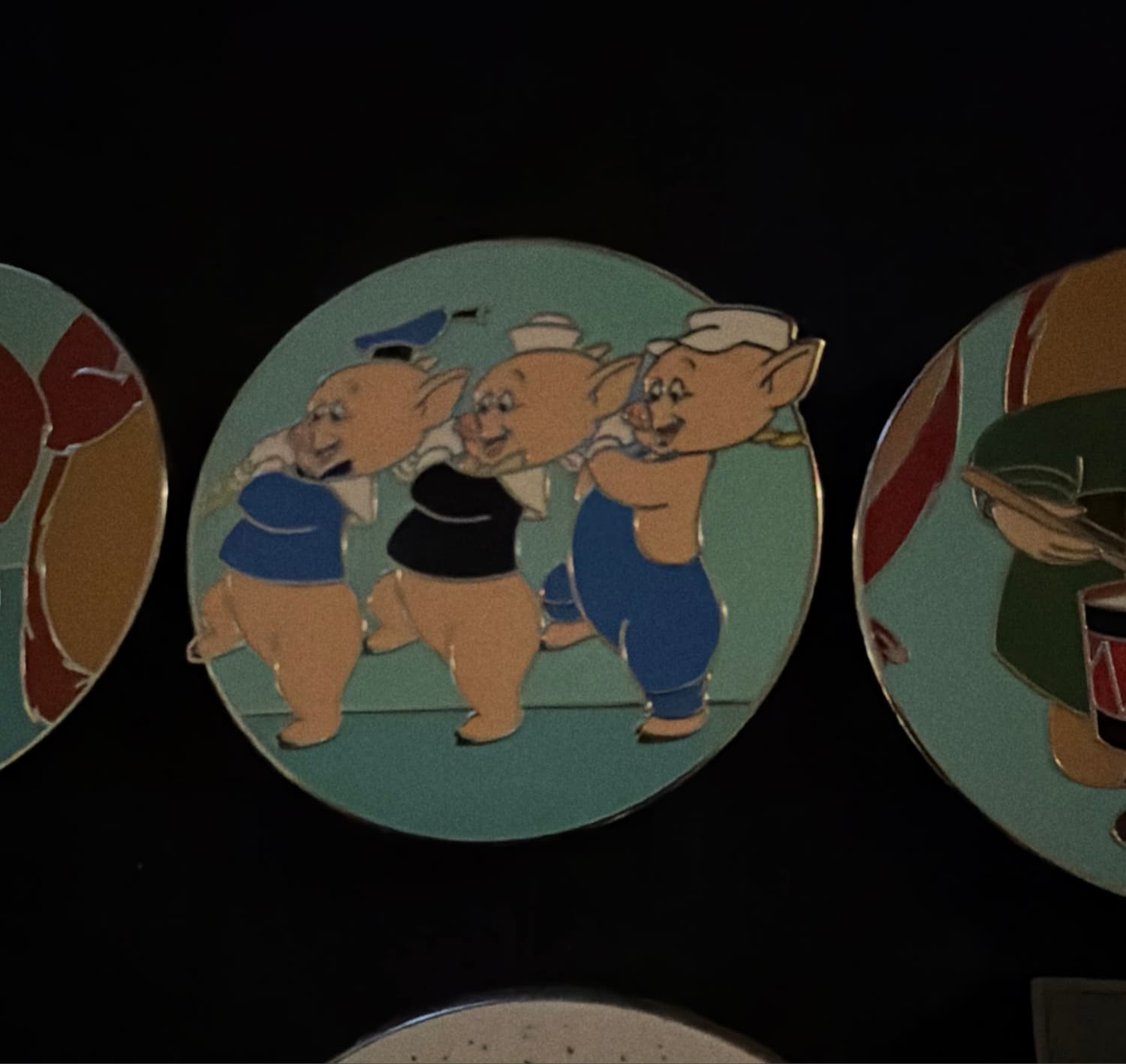 Three Little Pigs - The Mickey Mouse Club Mystery Pin