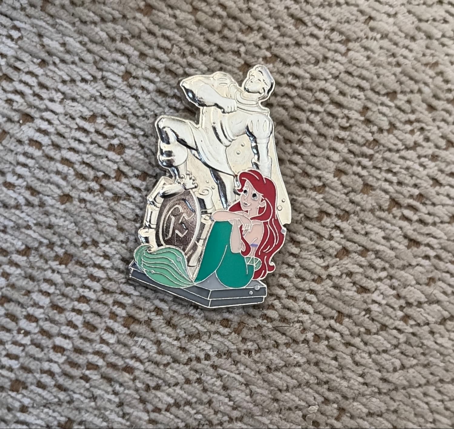 Ariel & Prince Eric Statue front