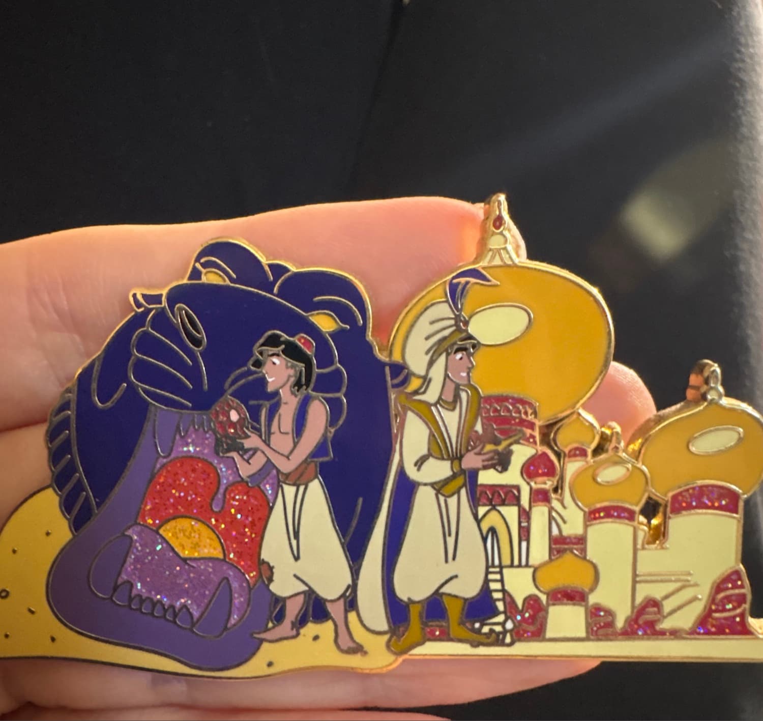 Aladdin and prince ali fantasy pin