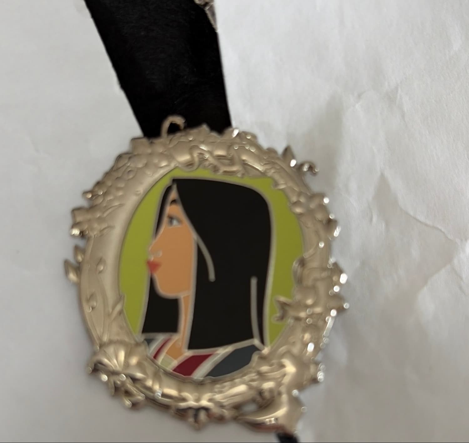 Princess Portrait Silver Frame - Mulan front