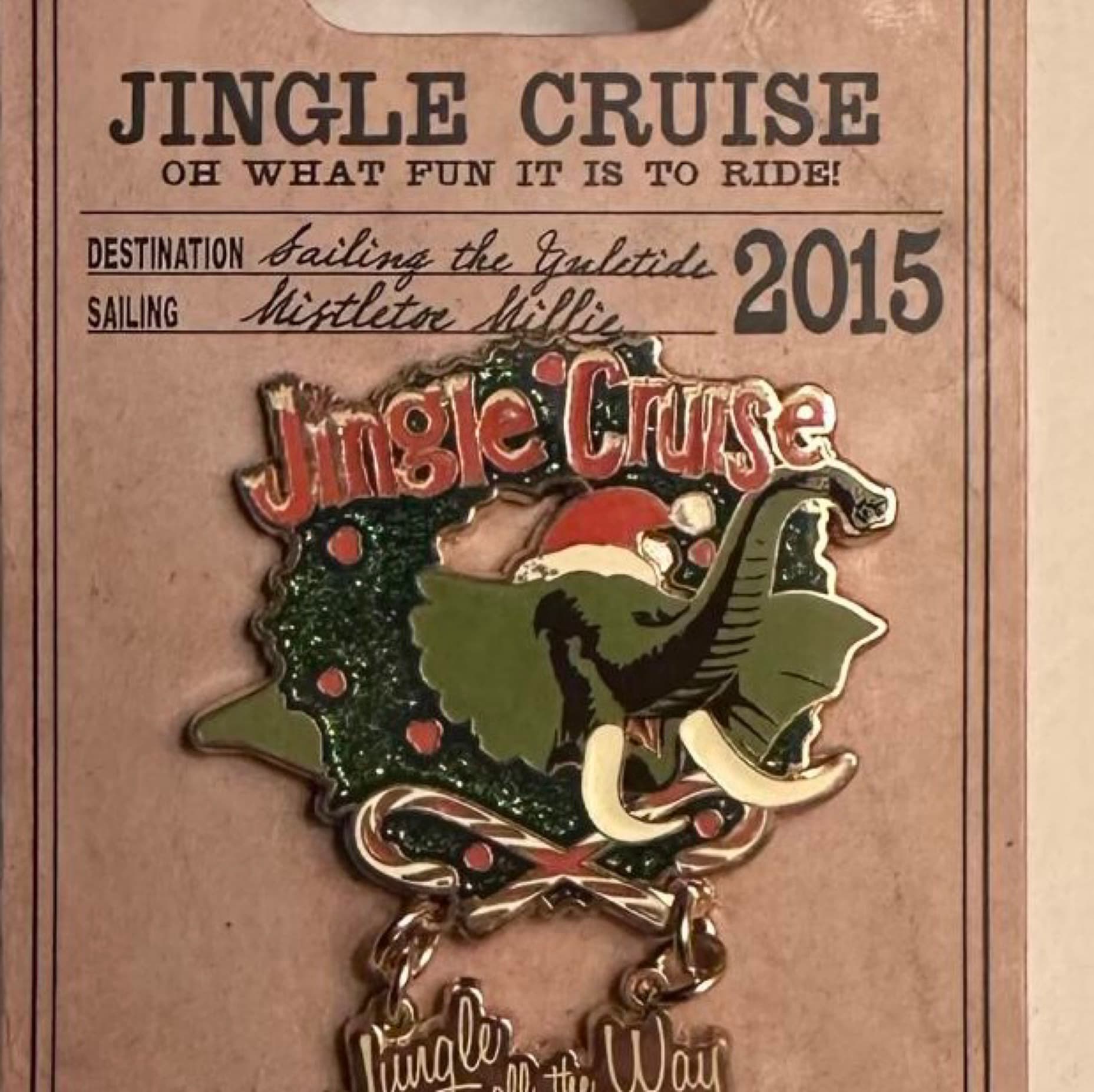 DLR - Jingle Cruise 2015 front
