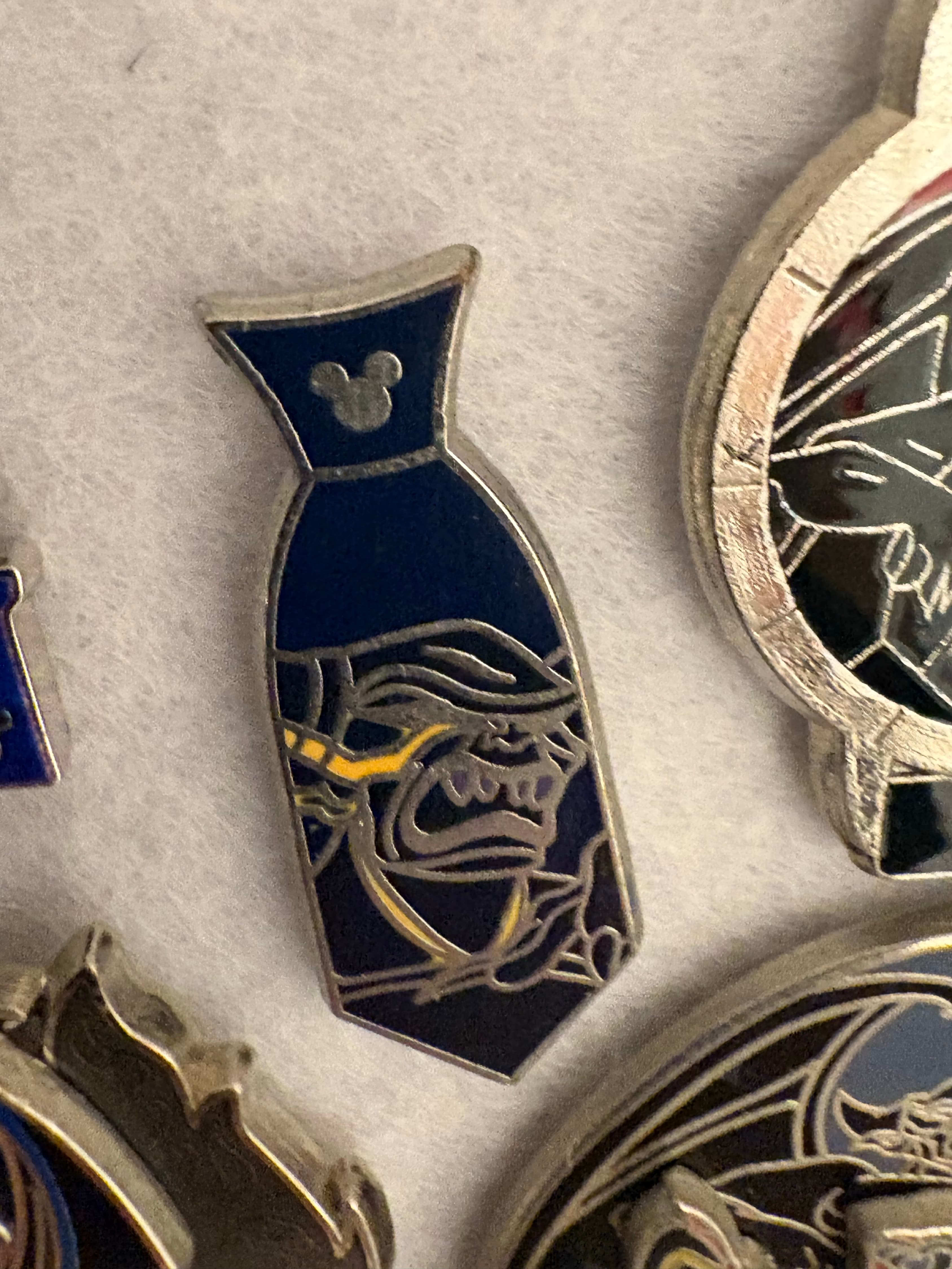 Hidden Mickey Villain Neckties