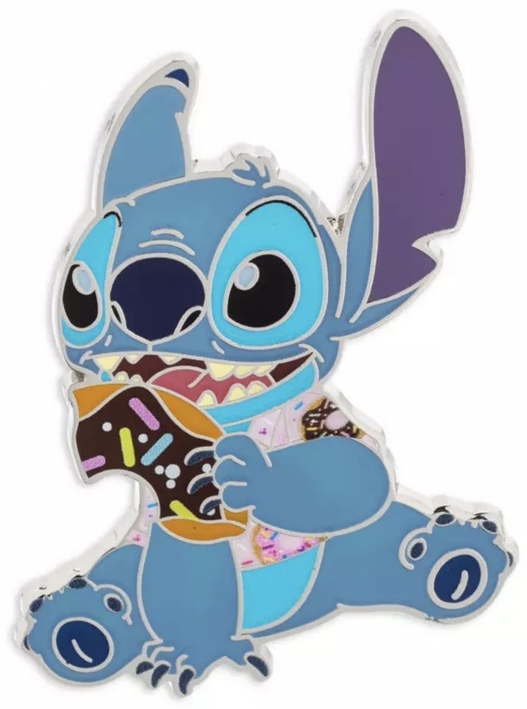 Stitch Eating Donut
