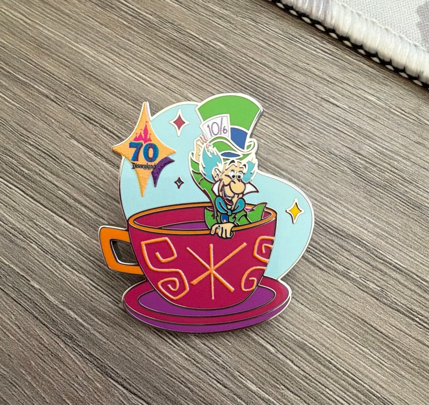 Disneyland 70th Anniversary Mystery Pin Set