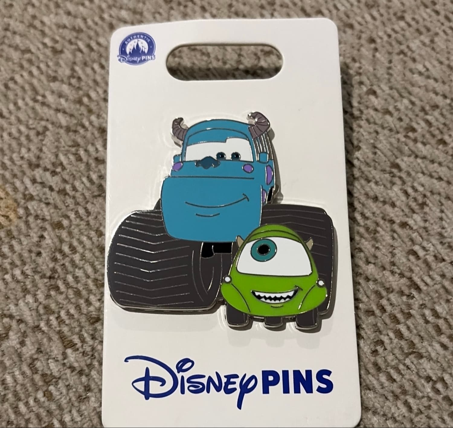 Sulley and Mike as Monster Truck Cars