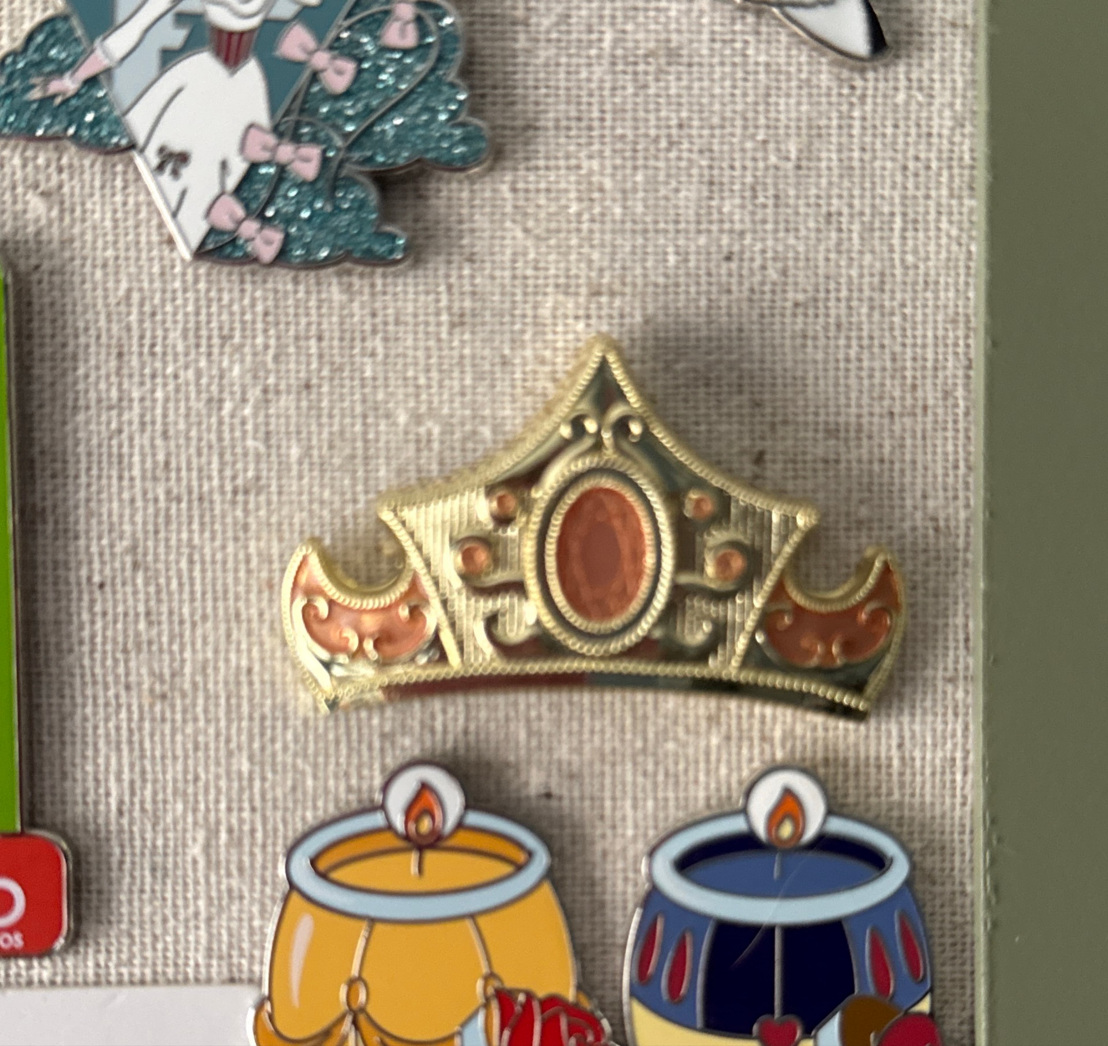 Aurora Crown - Disney Princess Crown Pin Collection front