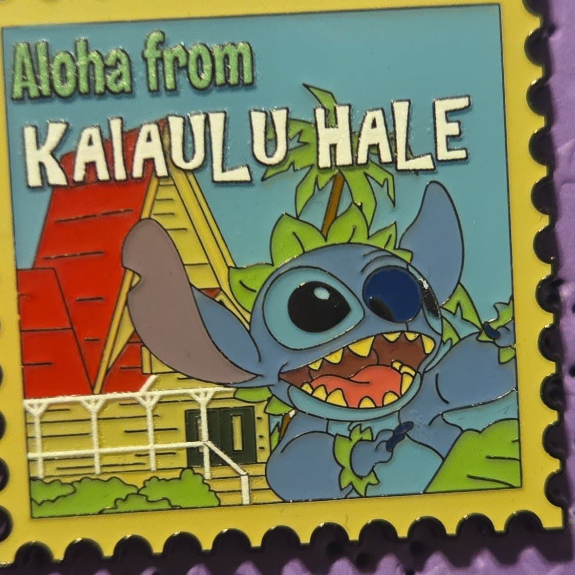 Loungefly Disney Stitch Hawai'i Stamp Blind Box Pin Set