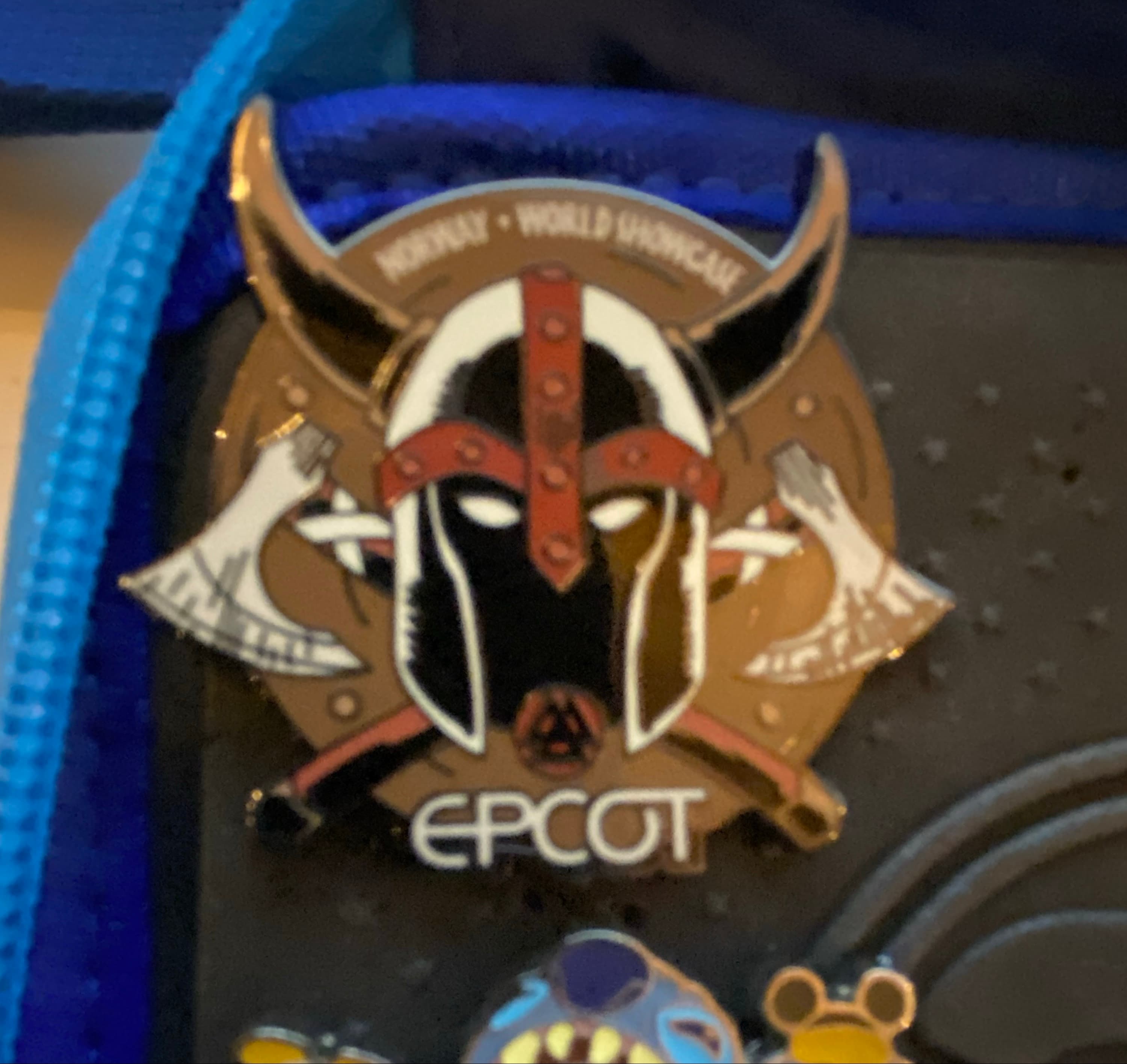 Norway World Showcase - Viking Helmet and Crossed Axes