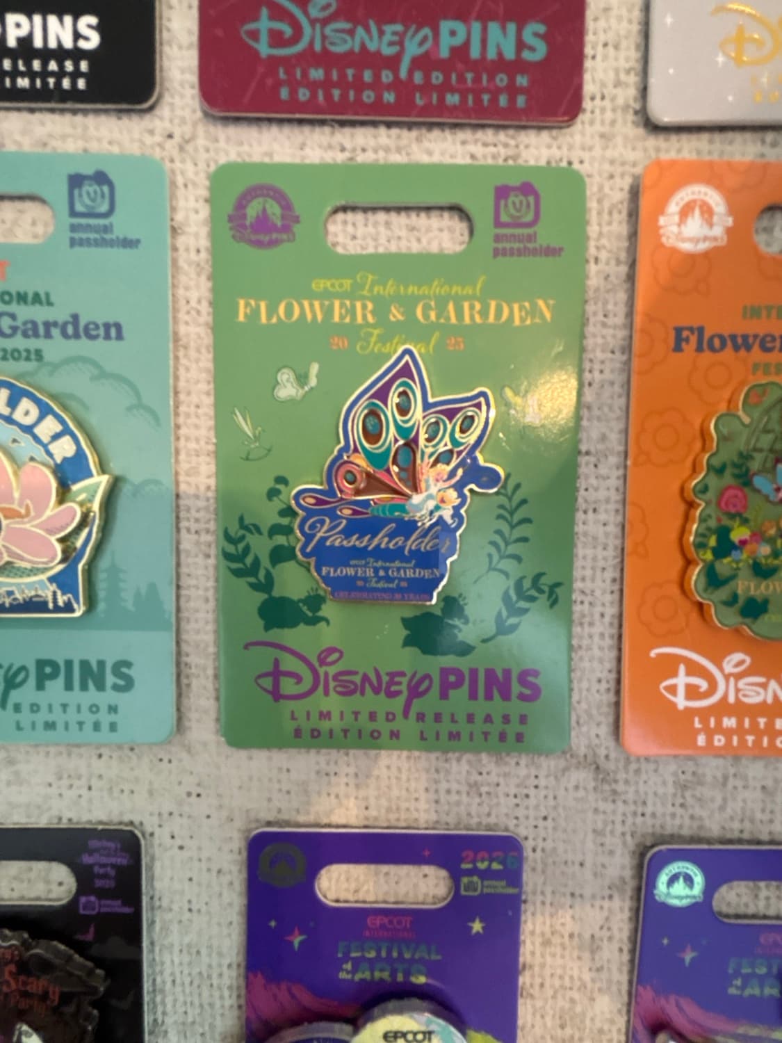 Disney Epcot Flower Garden Festival Alice in Wonderland Annual Passholder Pin