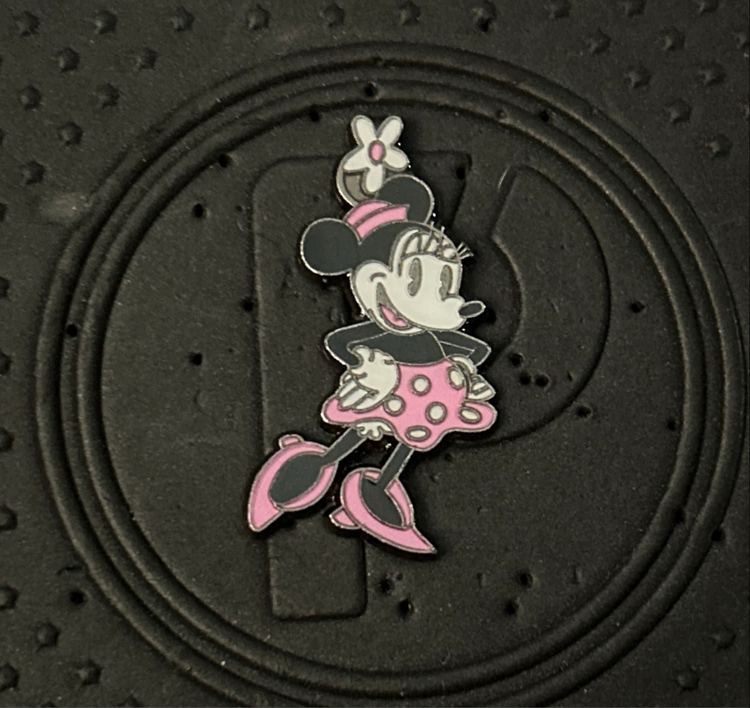Minnie Mouse Pink Polka Dot Dress and Flower Hat