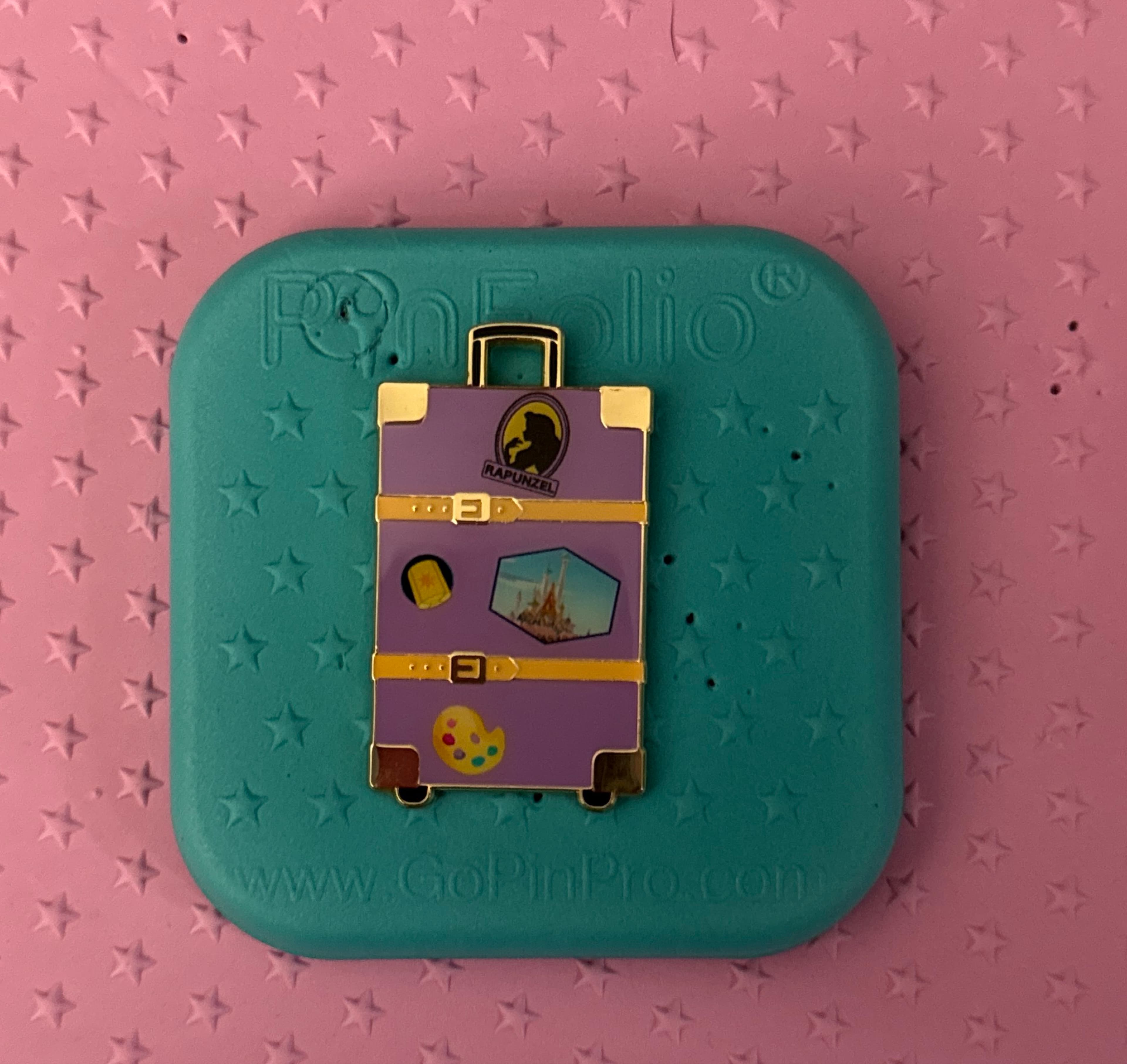 Rapunzel Suitcase front