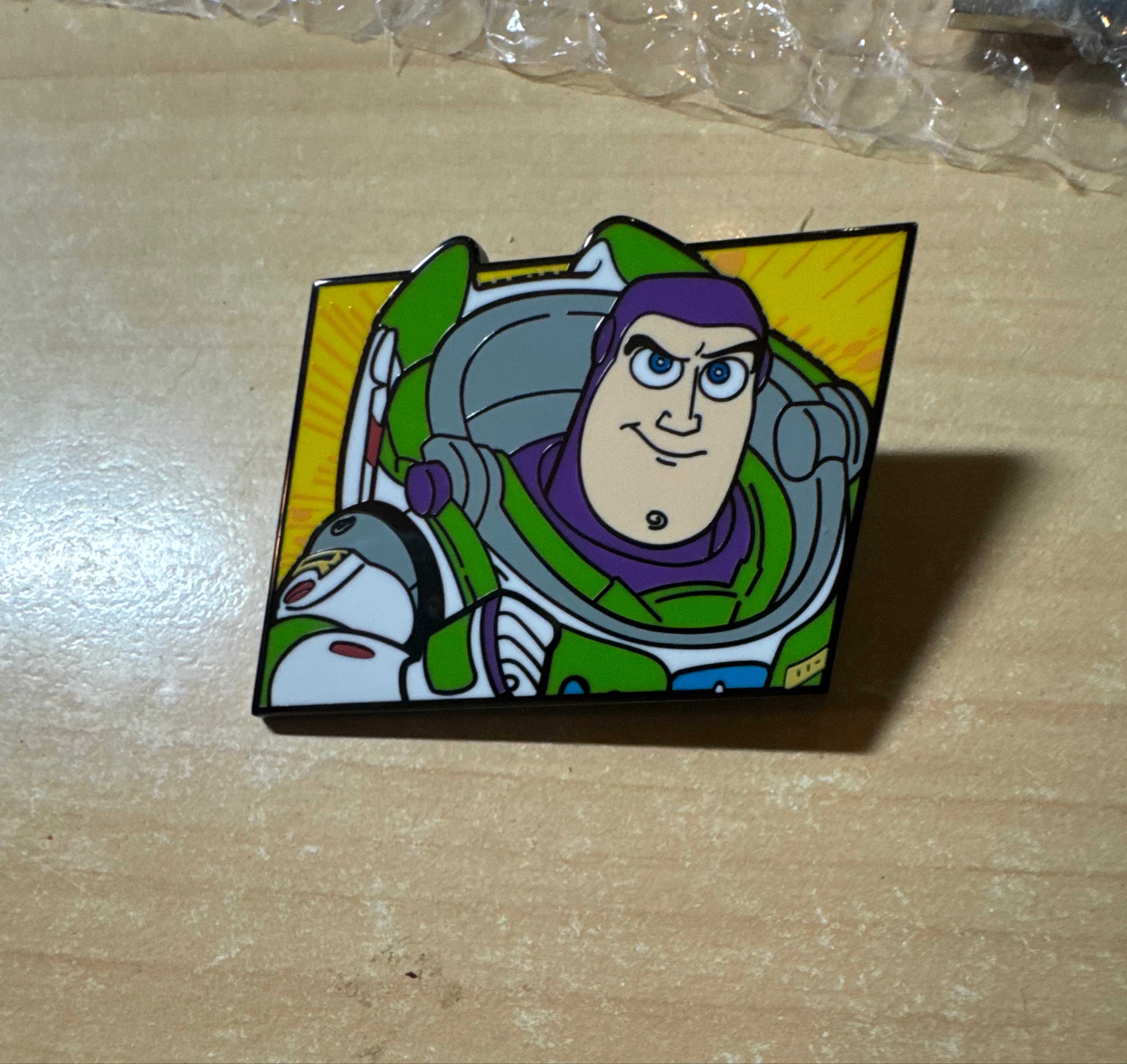 Buzz Lightyear Starburst Pin front