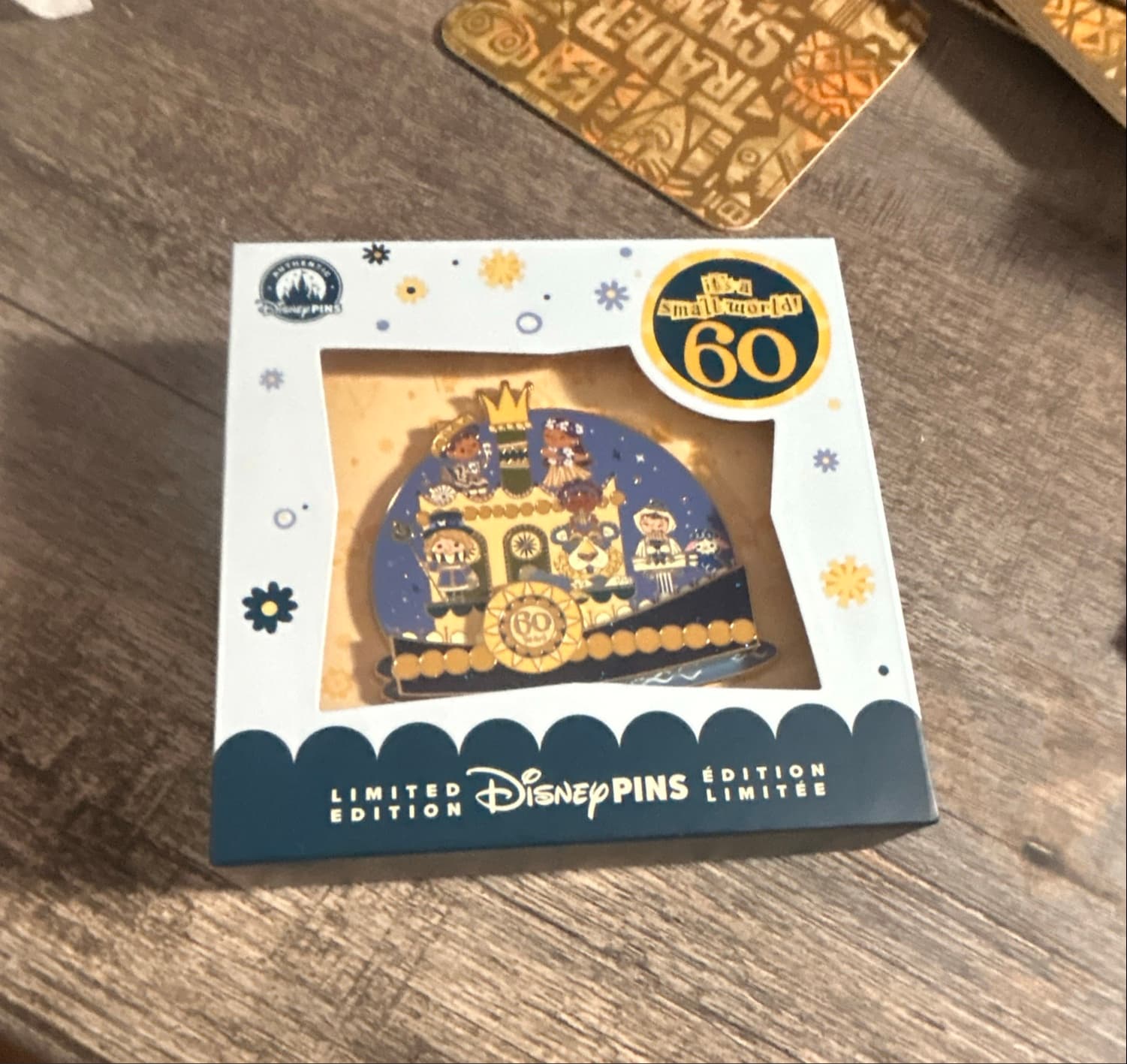 it's a Small World 60th Anniversary Jumbo Pin