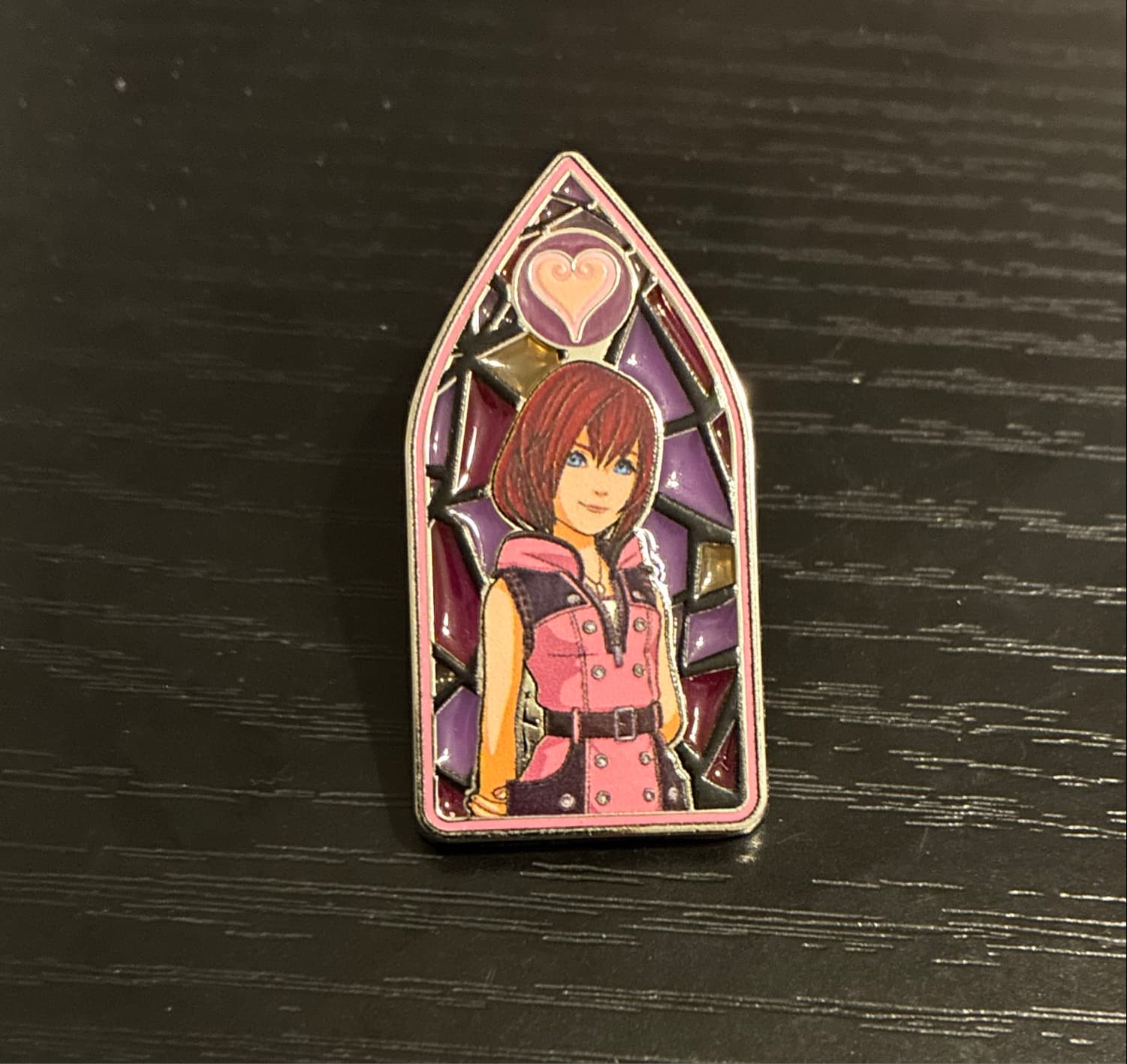 Disney Kingdom Hearts Stained Glass Blind Box Enamel Pin - Kairi