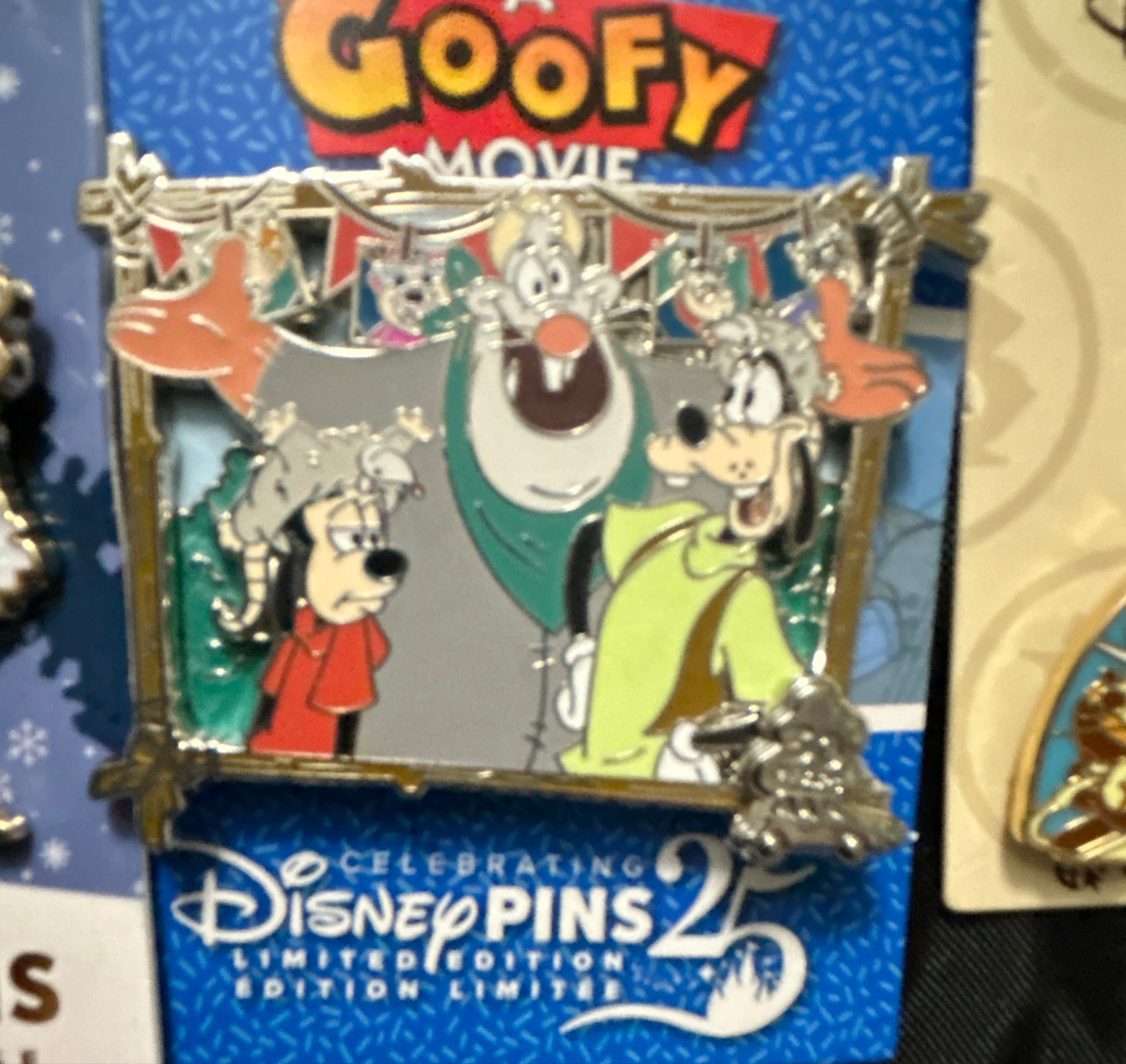 Goofy Movie 30th Anniversary - Goofy, Max, and Lester - Celebrating Disney Pins 25 front