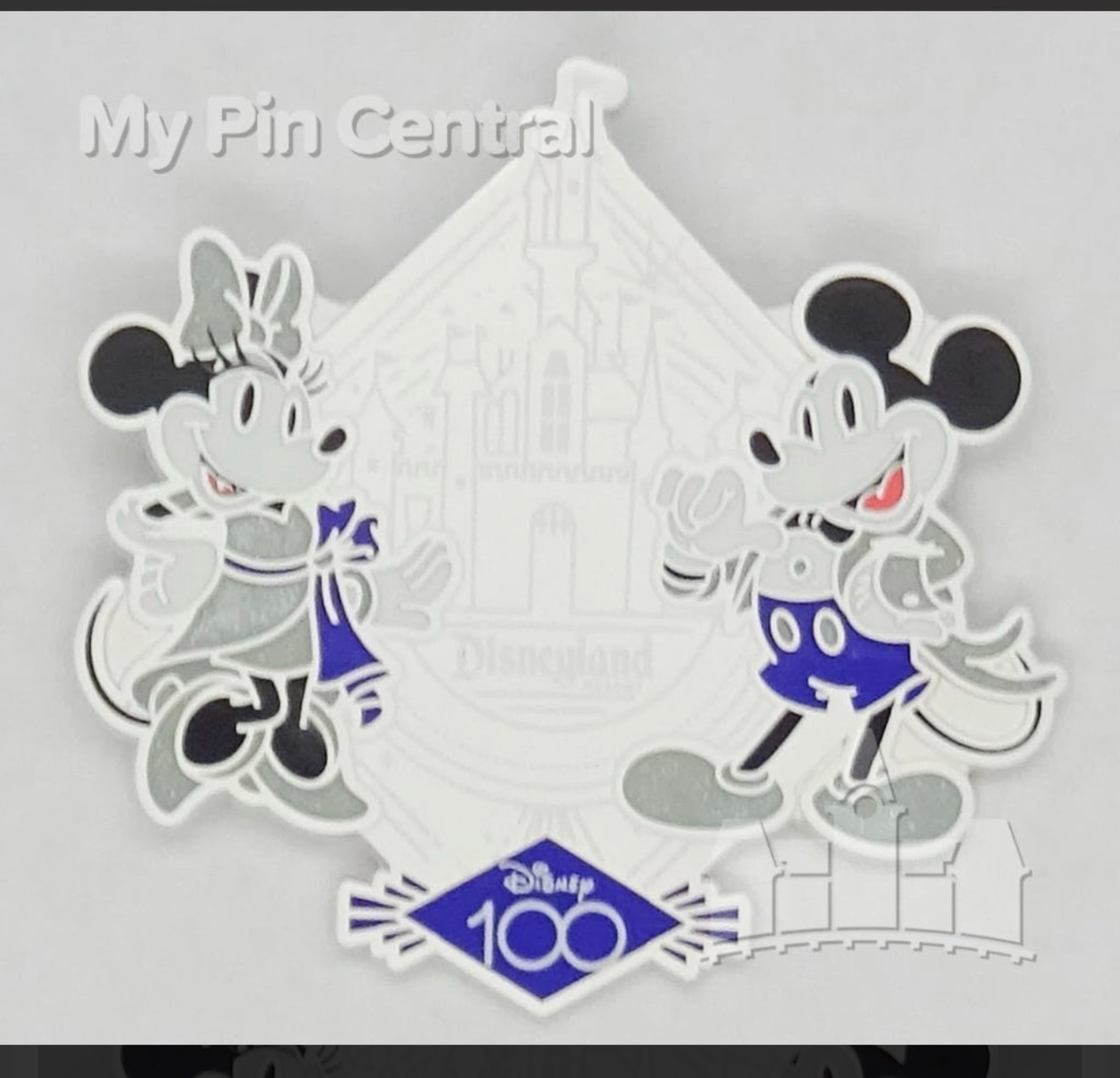 Mickey & Minnie with Sleeping Beauty Castle front