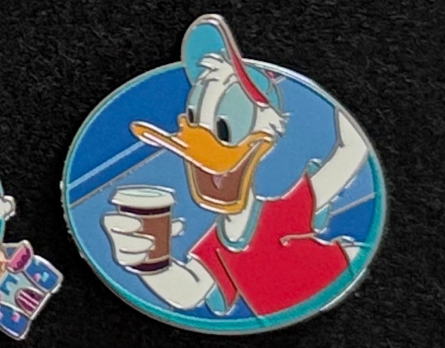 Donald Duck with Coffee