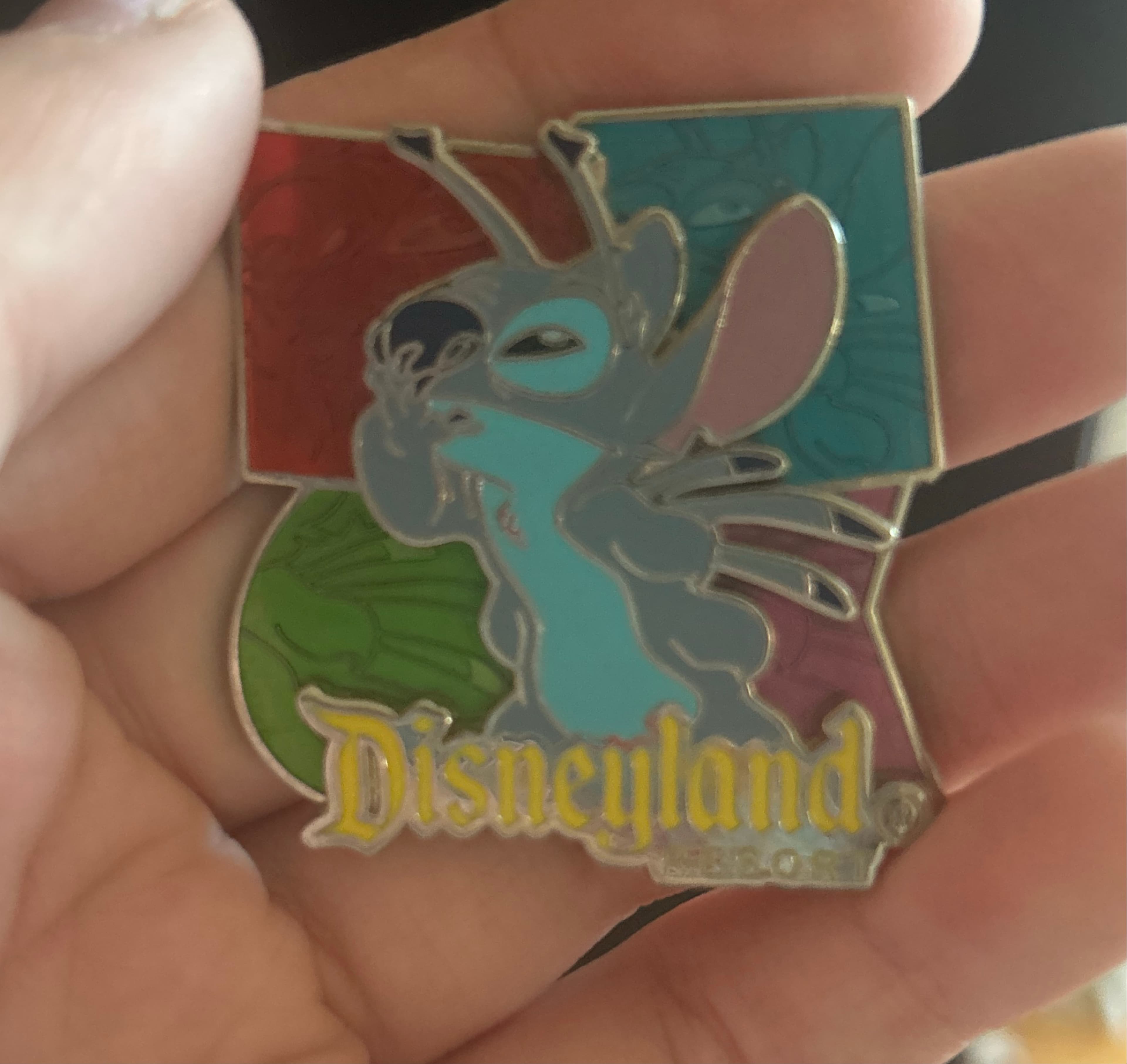 Stitch Alien Form with Colorful Panels - Disneyland