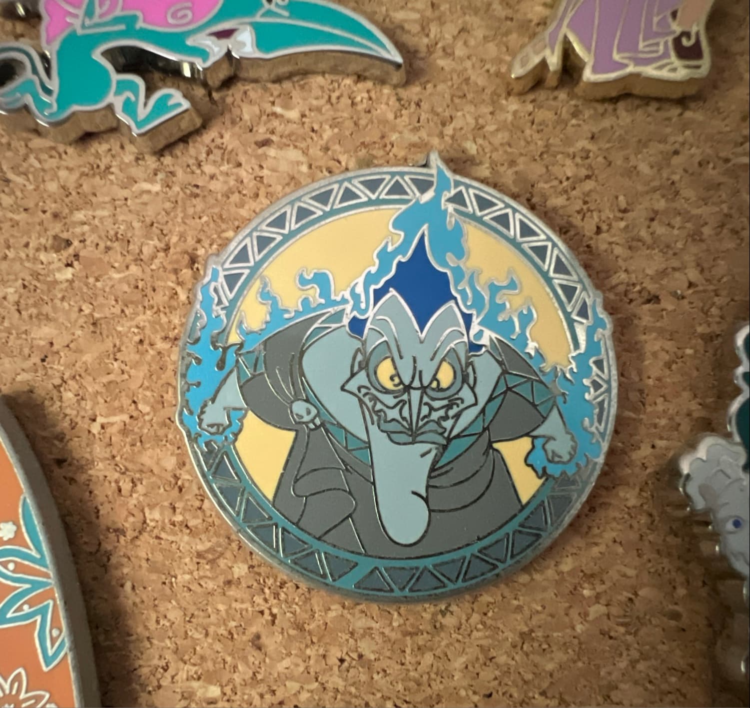 Disney Villains Portrait Series Hades from Hercules Round Open Edition Pin