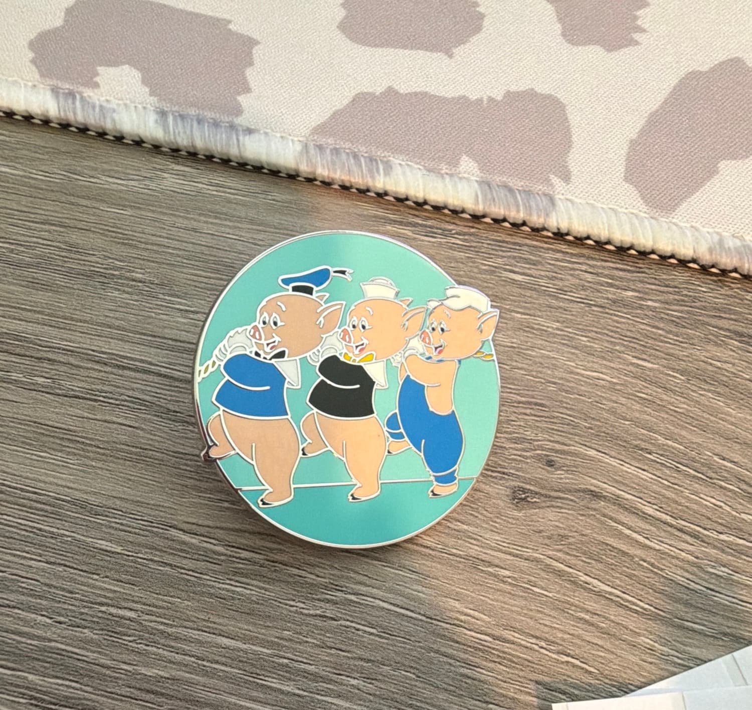 Three Little Pigs Mickey Mouse Club Mystery Pin
