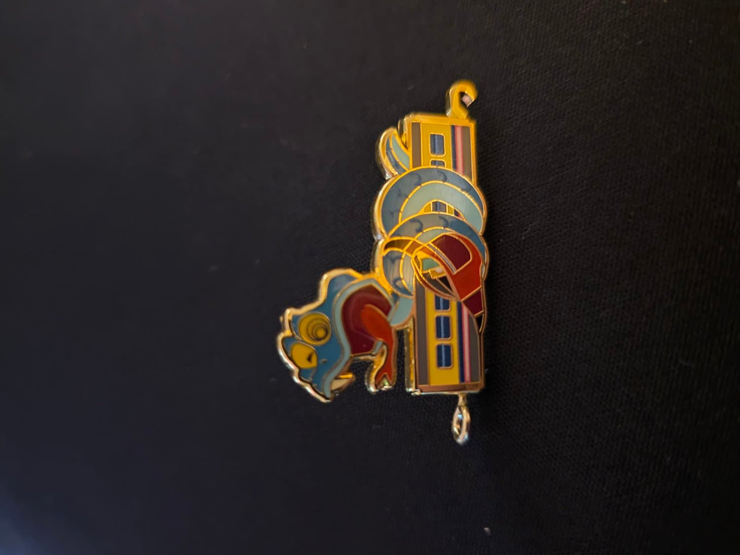 Hong Kong Disney Zootopia Train Mystery Pin Gary Snake F8 front