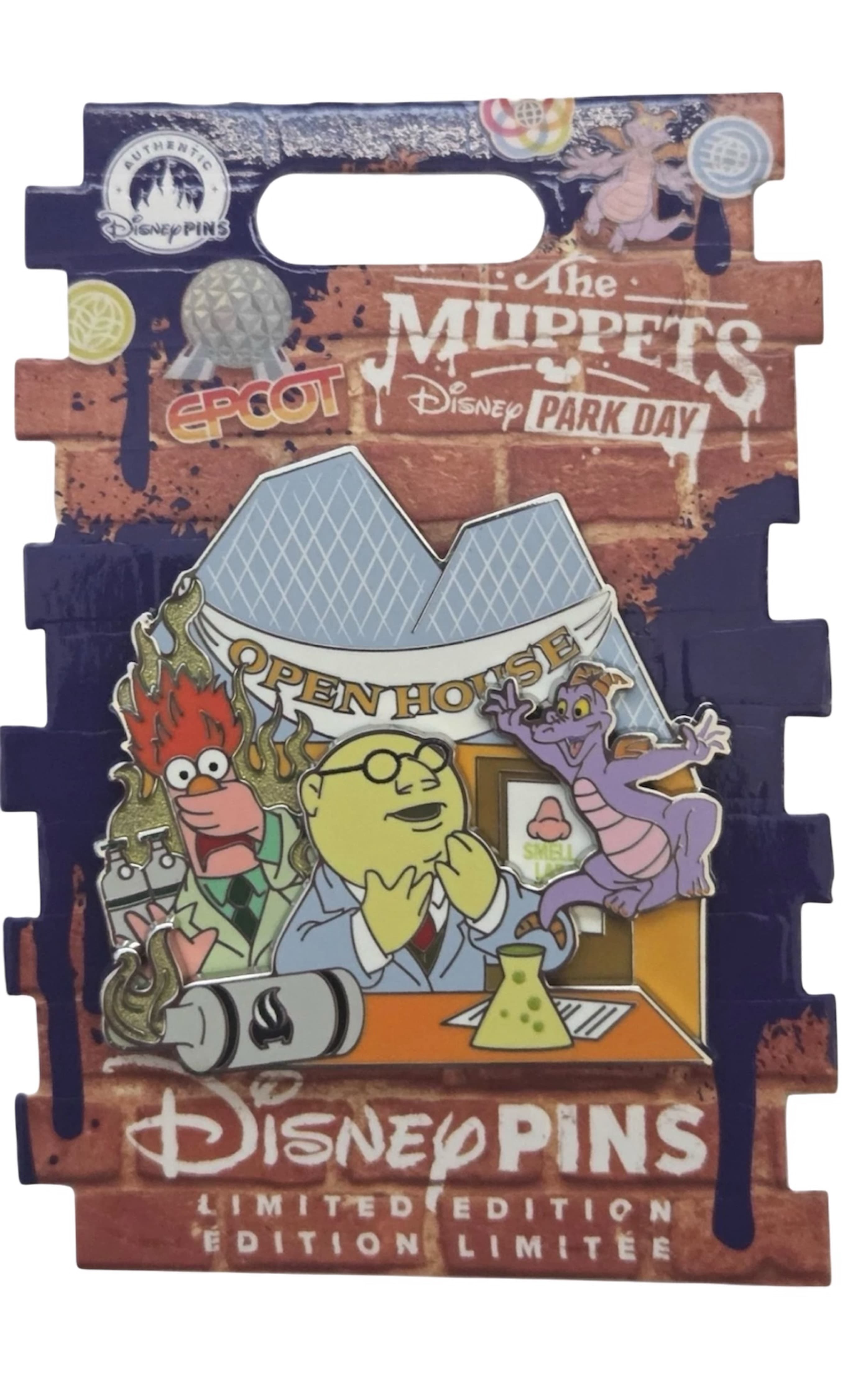 The Muppets Dr. Bunsen Honeydew and Beaker at Journey Into Imagination with Figment