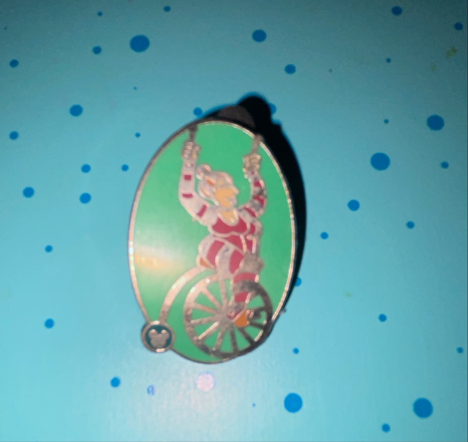 Circus Clown Unicyclist - Hidden Mickey front