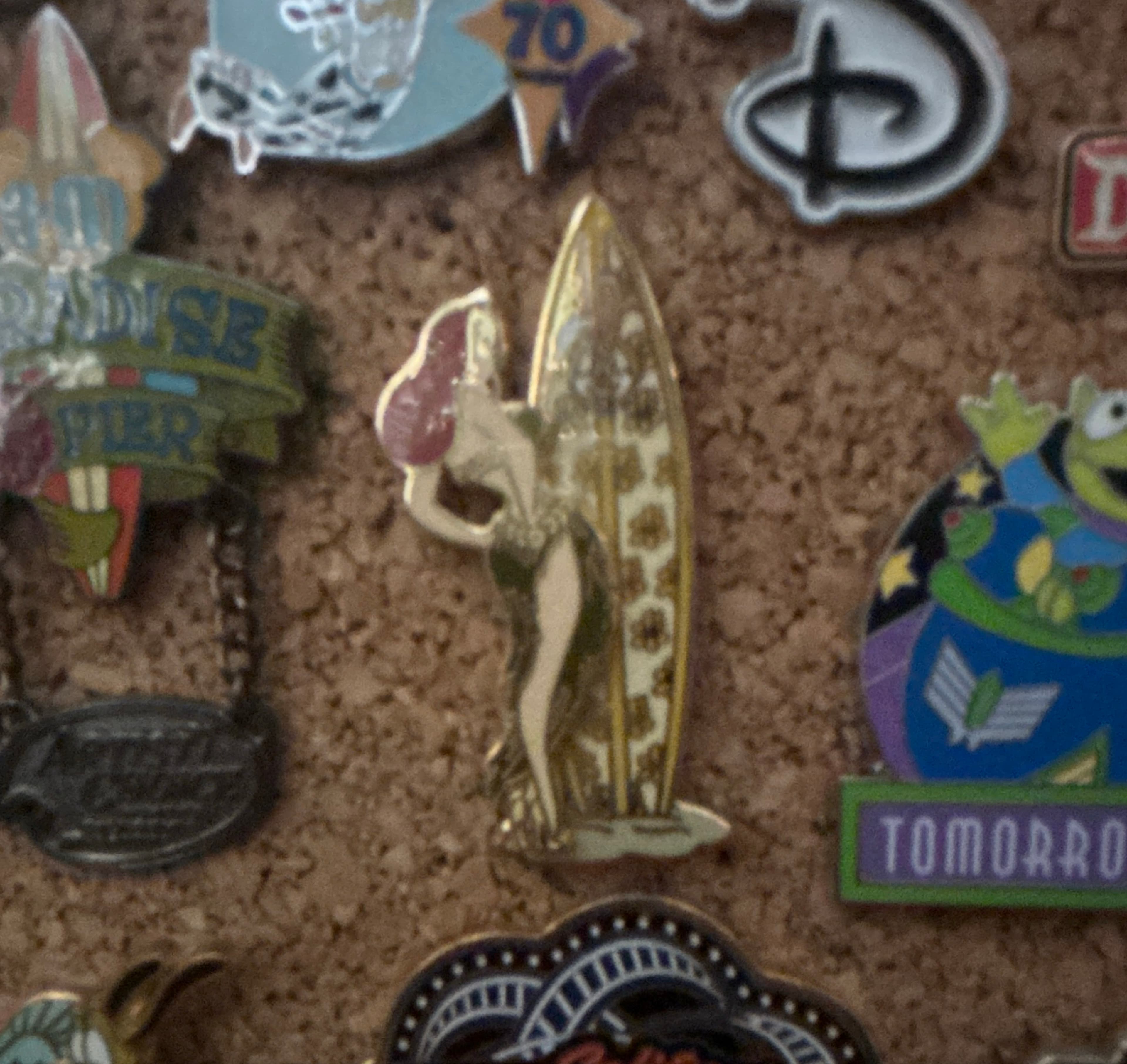 Jessica Rabbit Surfboard 3D Pin