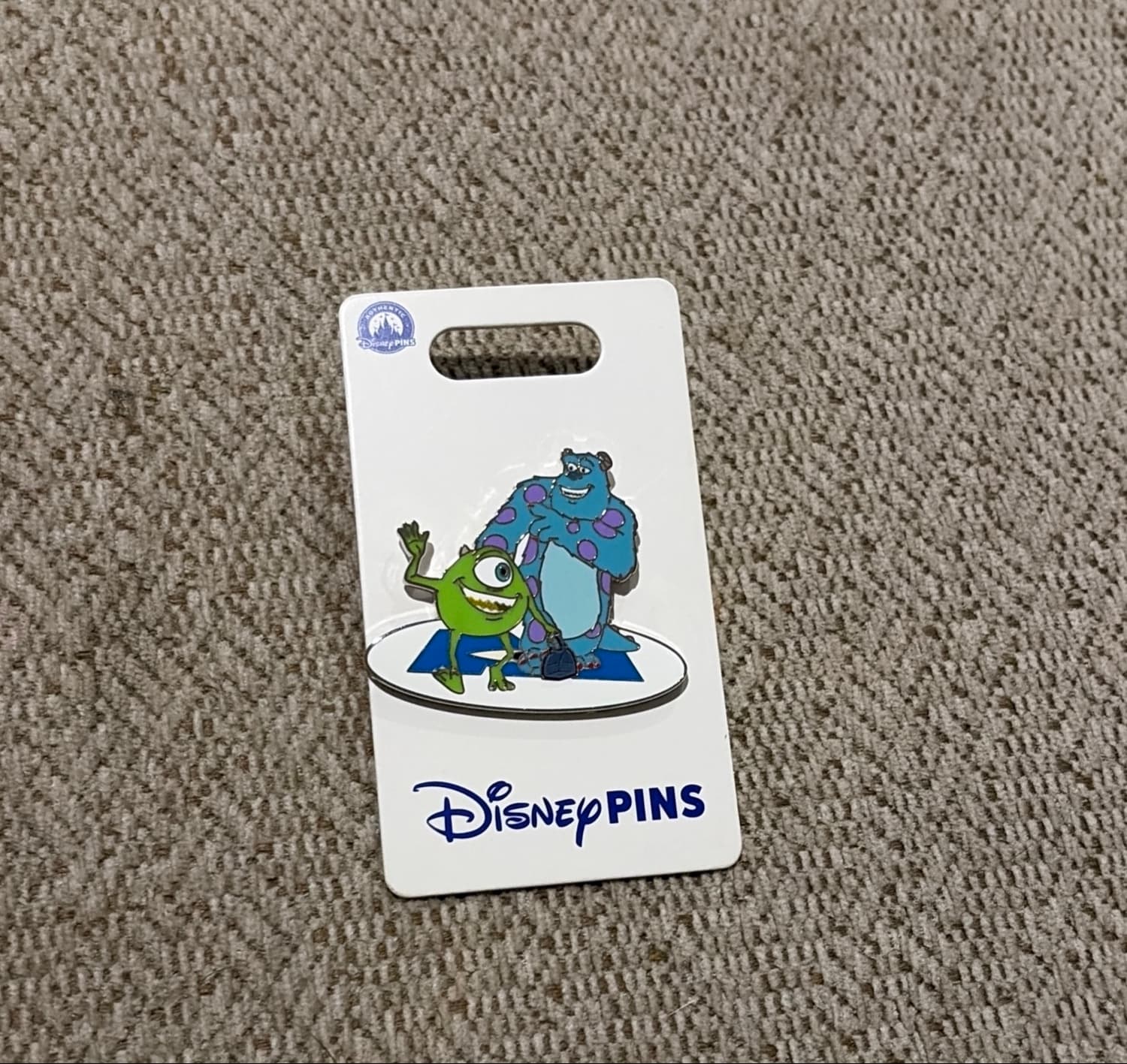 Mike Wazowski and Sulley Waving Monsters Inc. Disney Parks Pin
