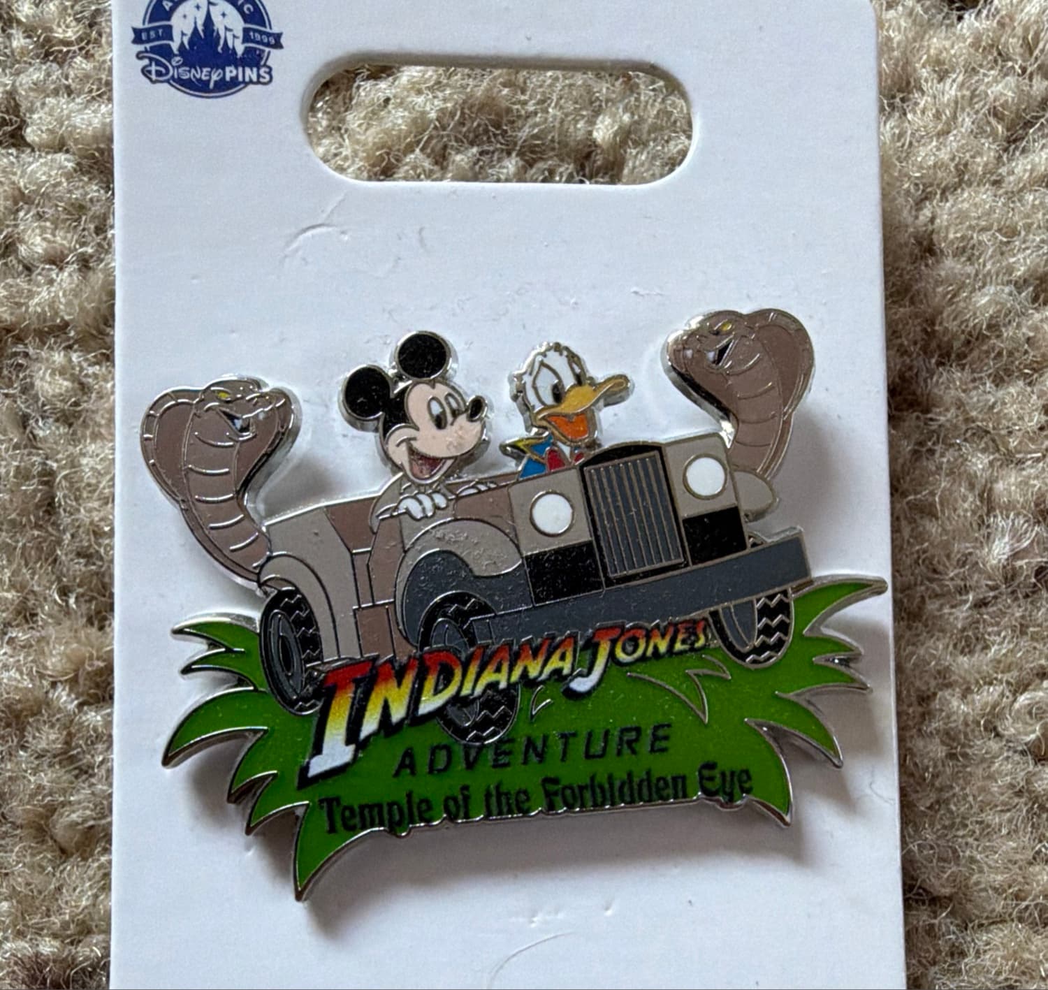 Indiana Jones Adventure: Temple of the Forbidden Eye front